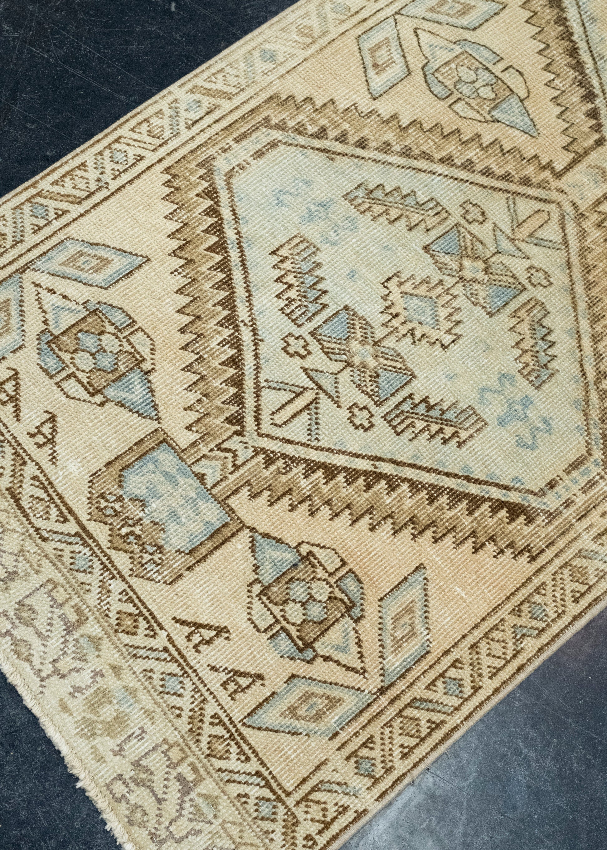 Turkish Vintage Anatolian Runner Rug 2'5" x 10'5" #17515