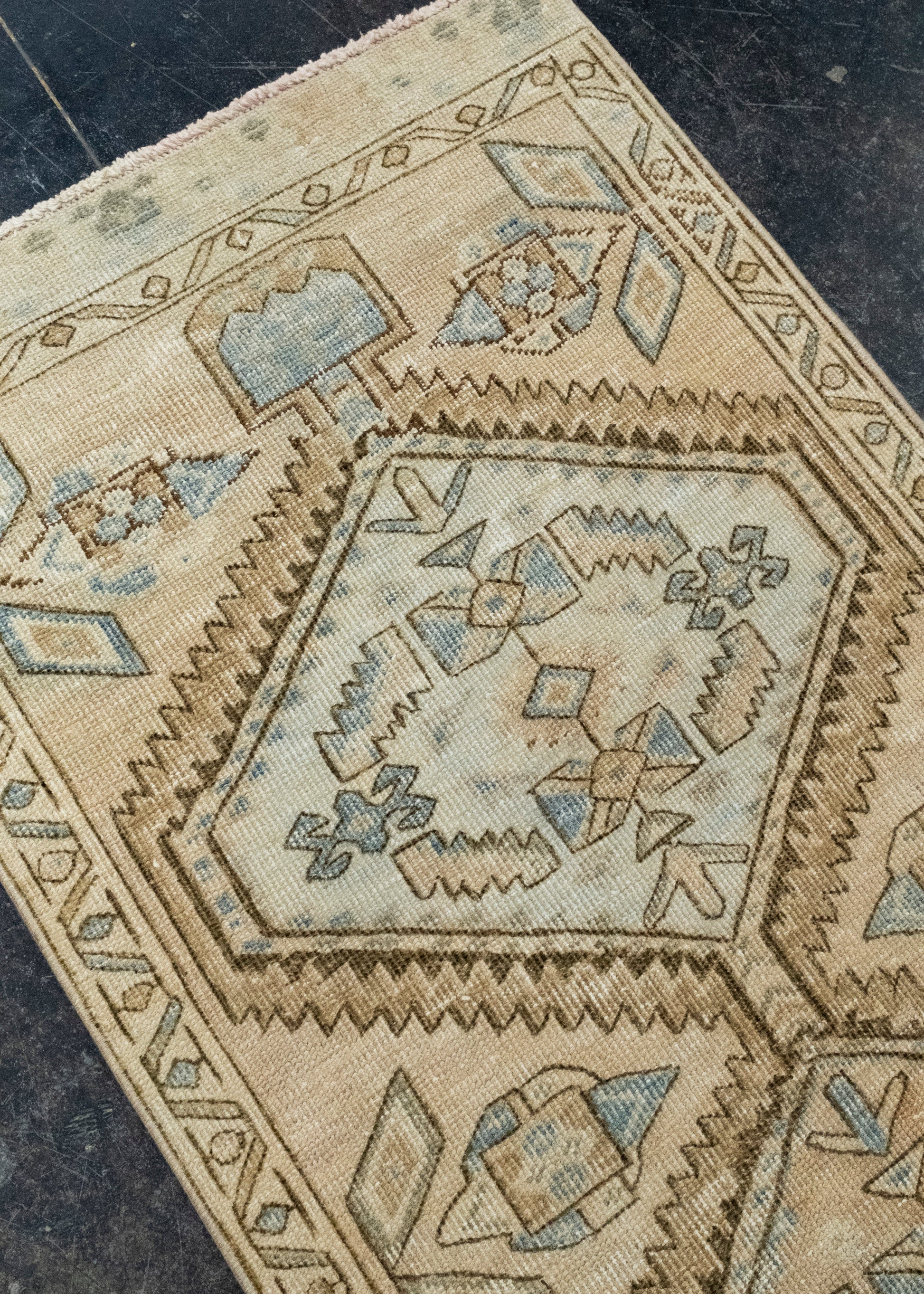 Turkish Vintage Anatolian Runner Rug 2'5" x 10'5" #17515