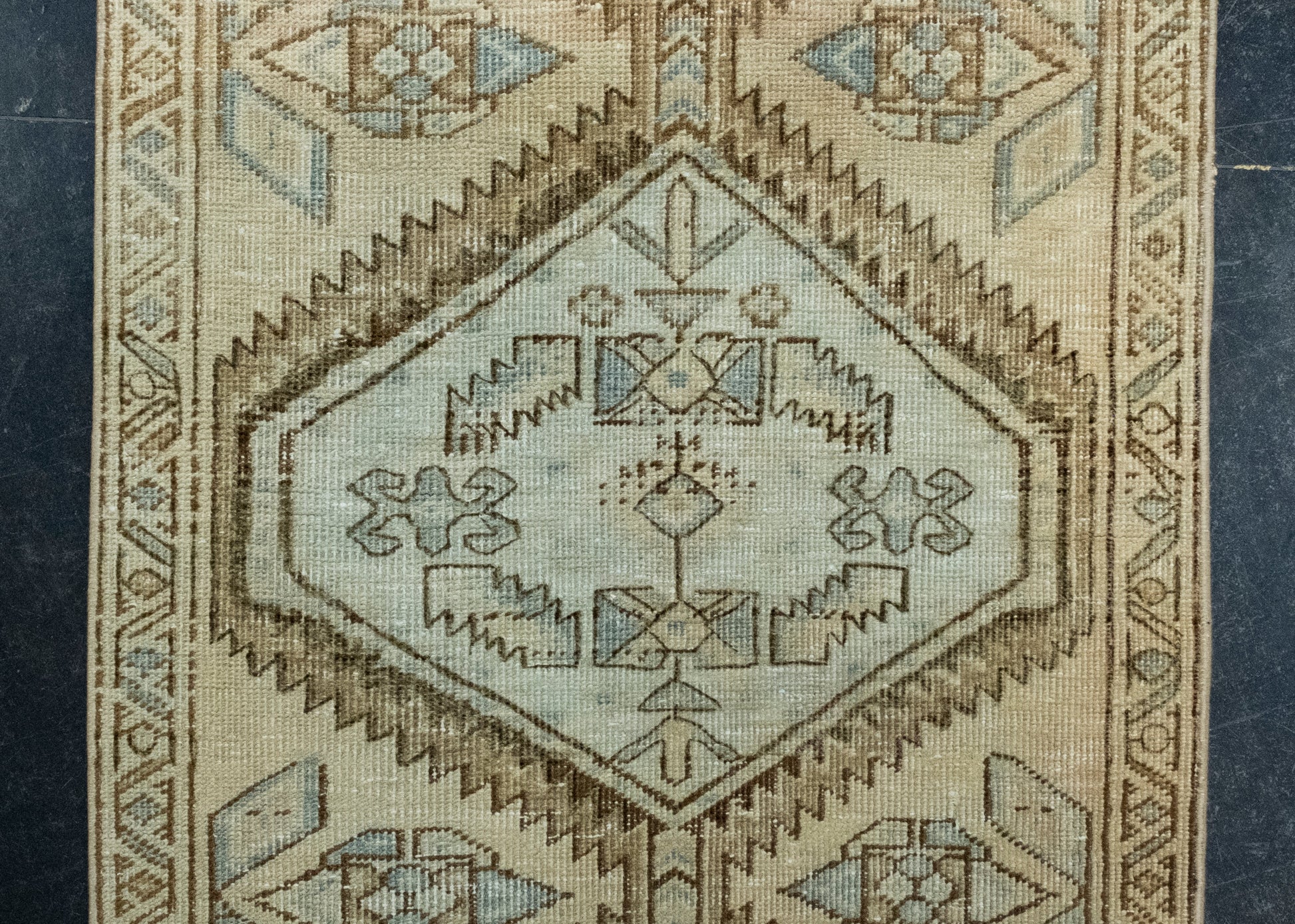 Turkish Vintage Anatolian Runner Rug 2'5" x 10'5" #17515