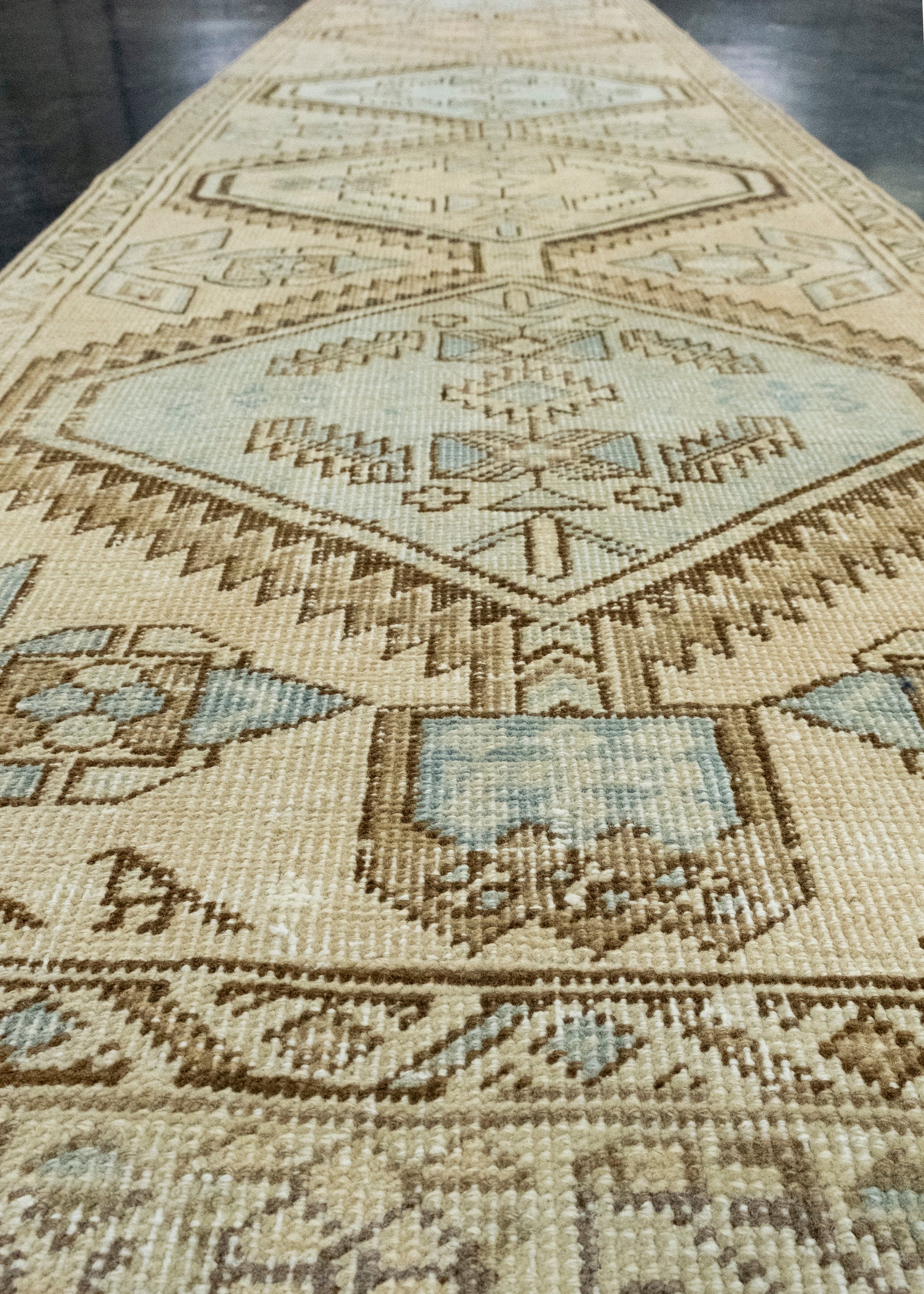 Turkish Vintage Anatolian Runner Rug 2'5" x 10'5" #17515