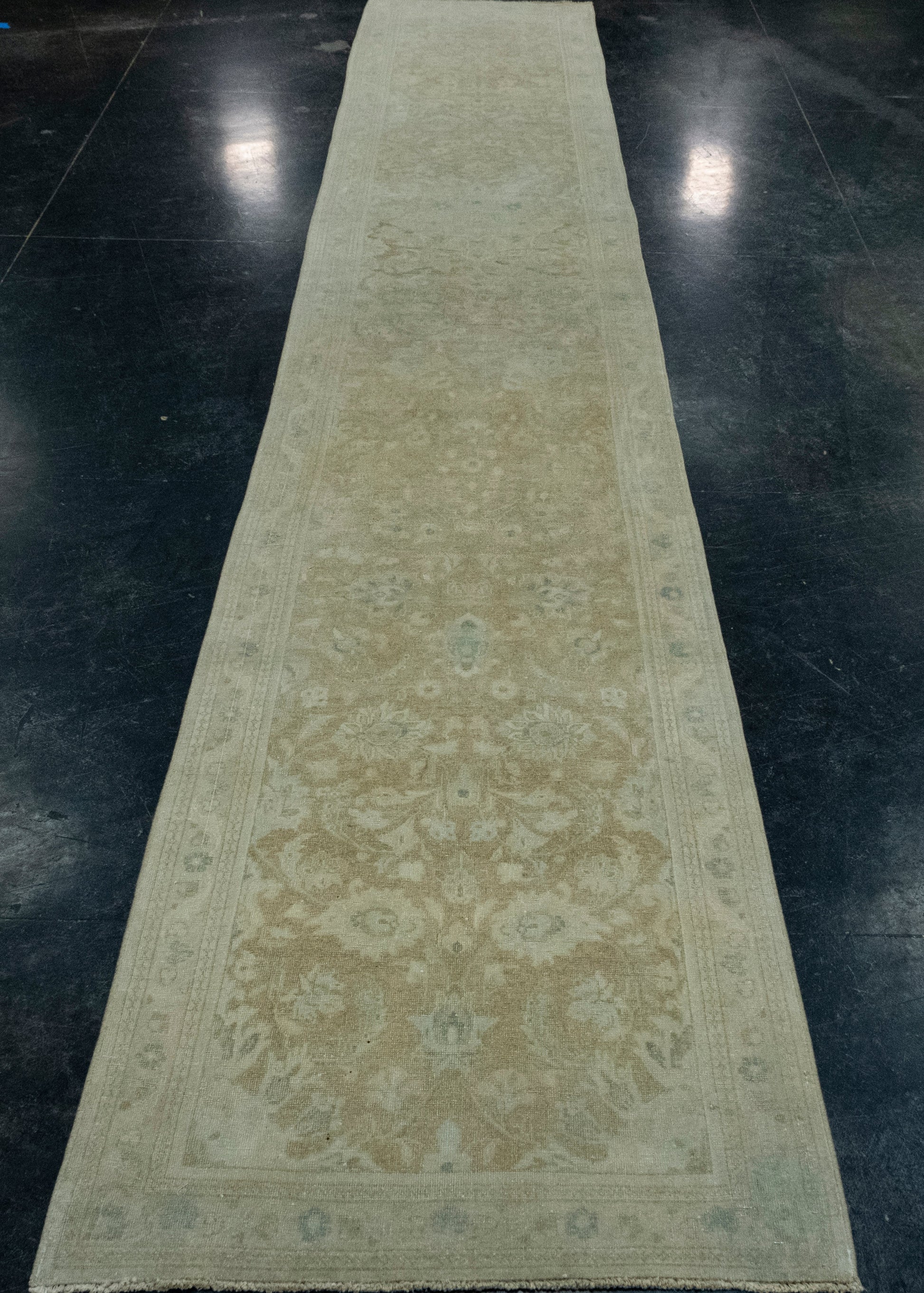 Turkish Vintage Anatolian Runner Rug 2'7" x 13'2" #17516