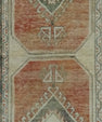 Turkish Vintage Anatolian Runner Rug 3'3" x 12'10" #17461
