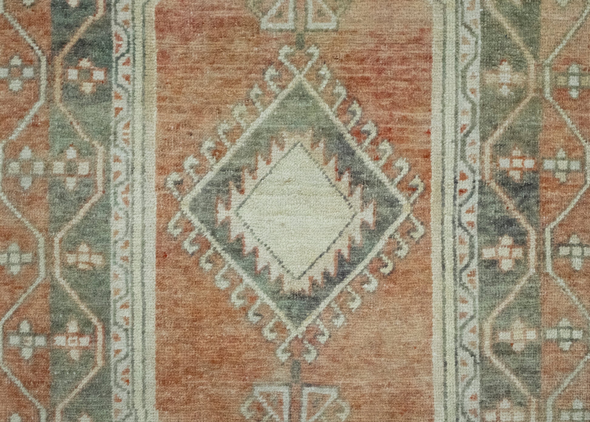 Turkish Vintage Anatolian Runner Rug 3'3" x 12'10" #17461