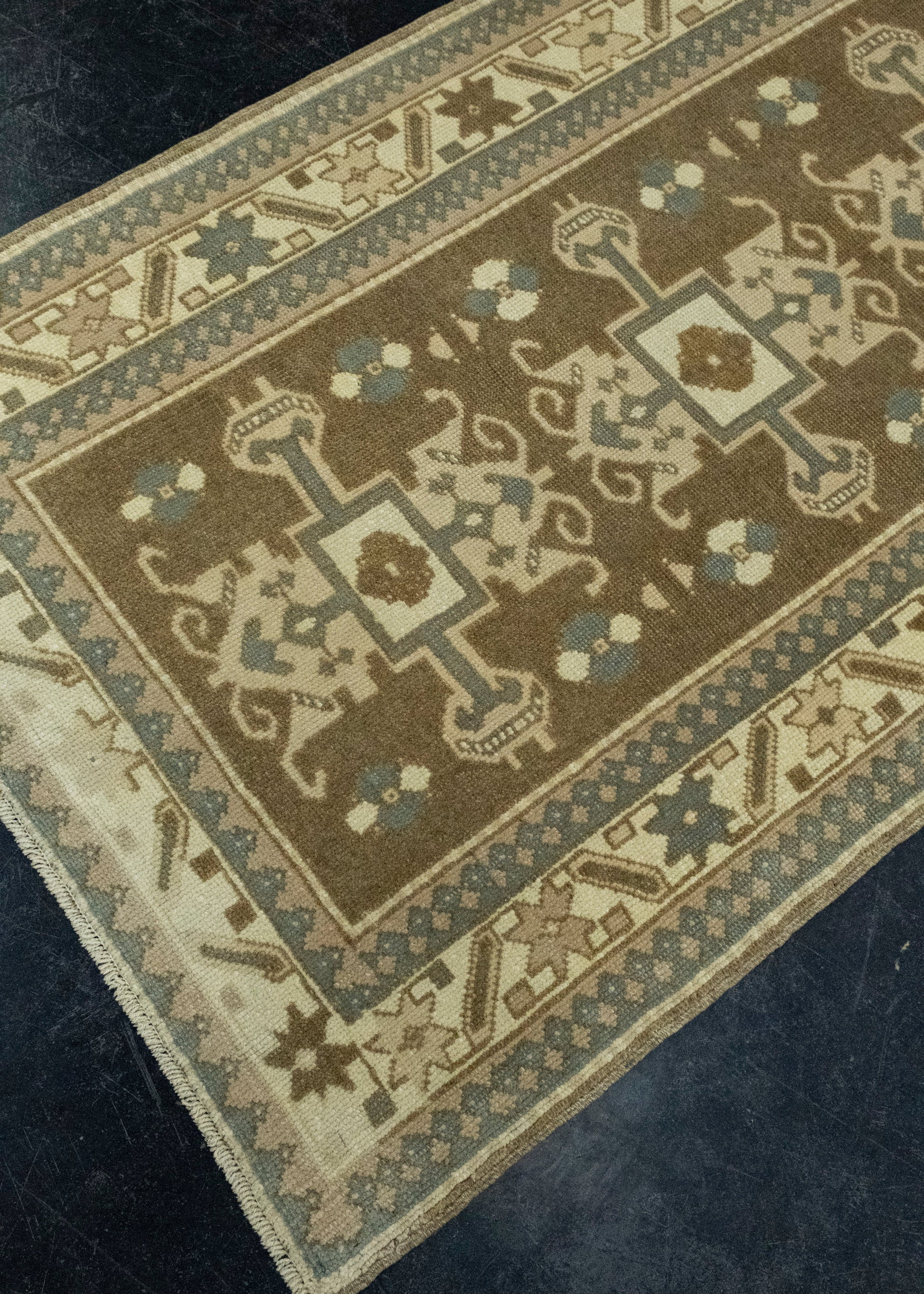 Turkish Vintage Anatolian Runner Rug 3' x 11'1" #17170