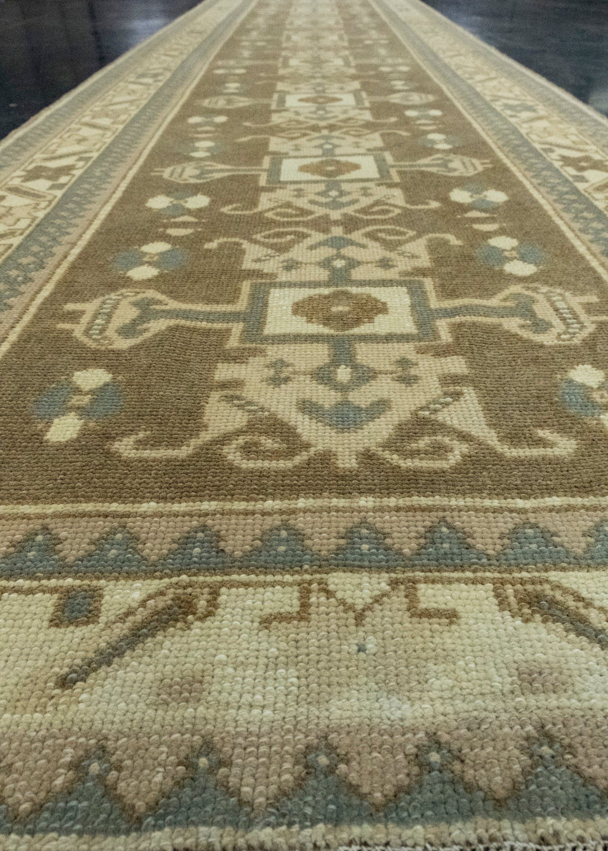 Turkish Vintage Anatolian Runner Rug 3' x 11'1" #17170