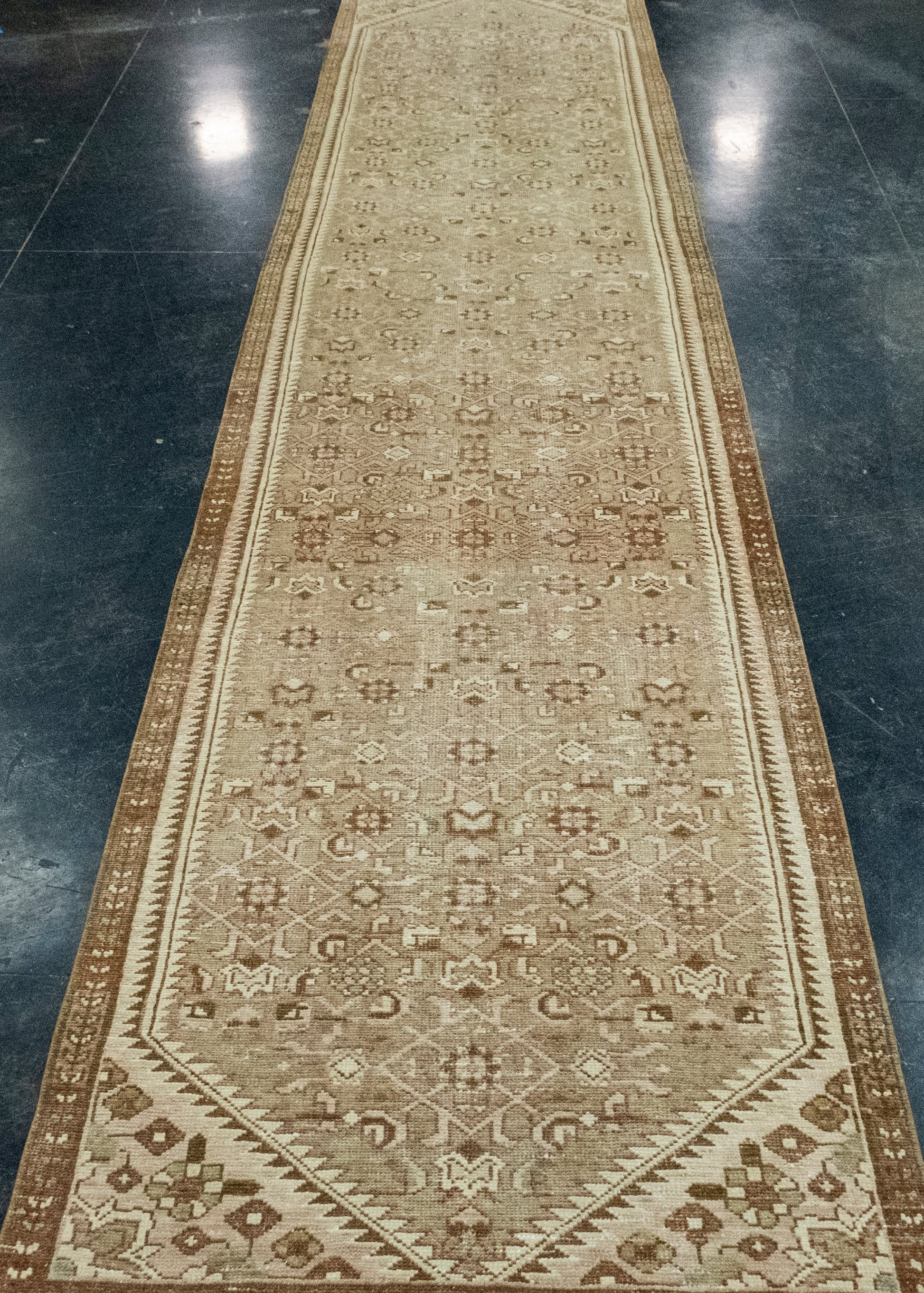 Turkish Vintage Anatolian Runner Rug 2'11" x 13'2" #17130
