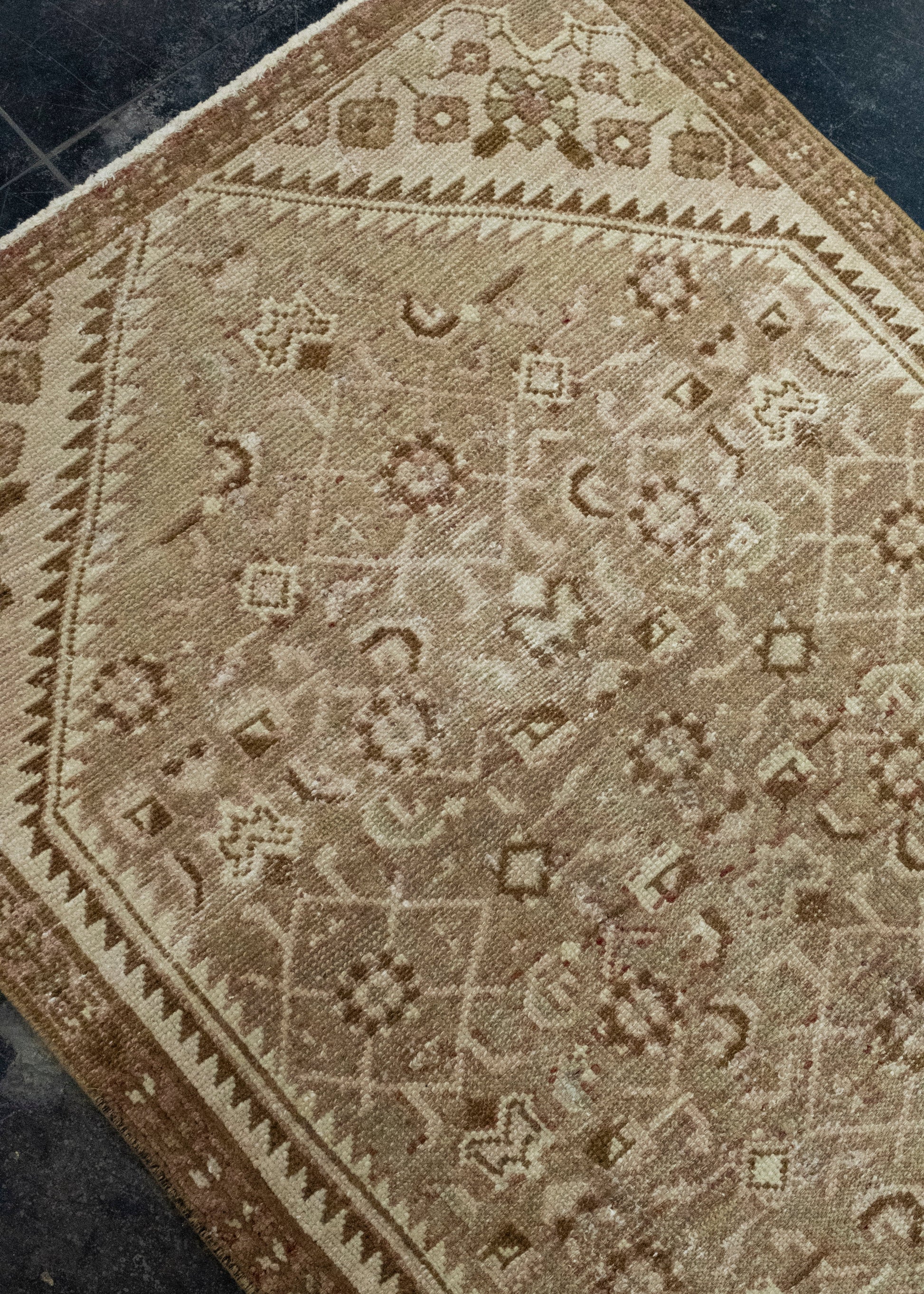 Turkish Vintage Anatolian Runner Rug 2'11" x 13'2" #17130