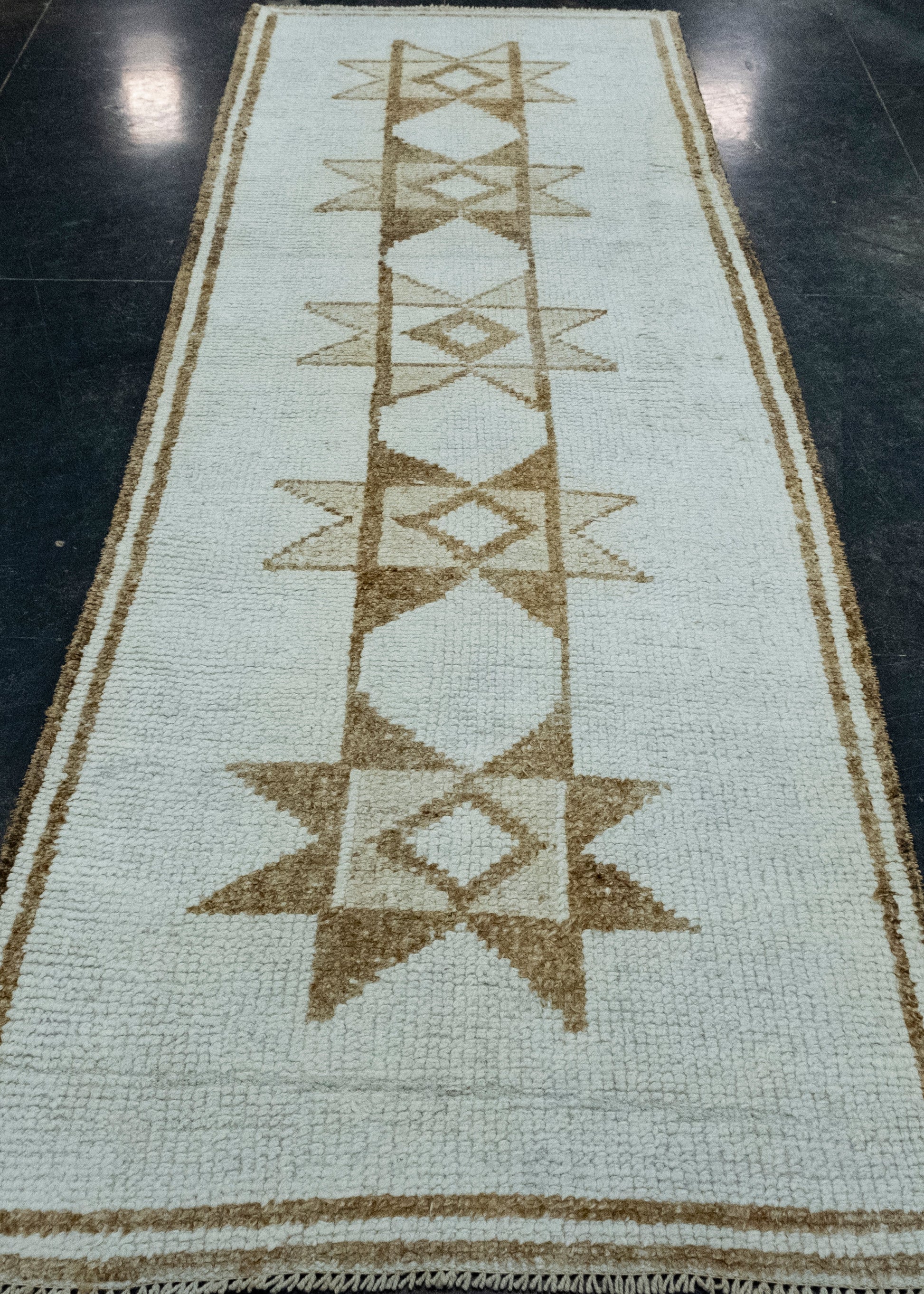 Turkish Vintage Runner Rug 3'3" x 10' #17802
