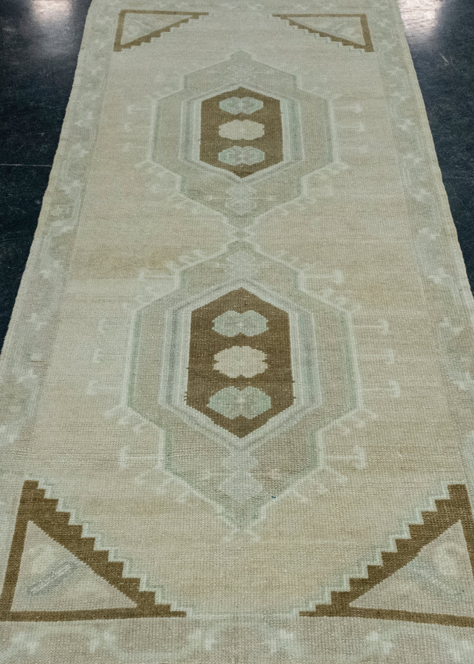 Turkish Vintage Runner Rug 3'1" x 7'4" #17420