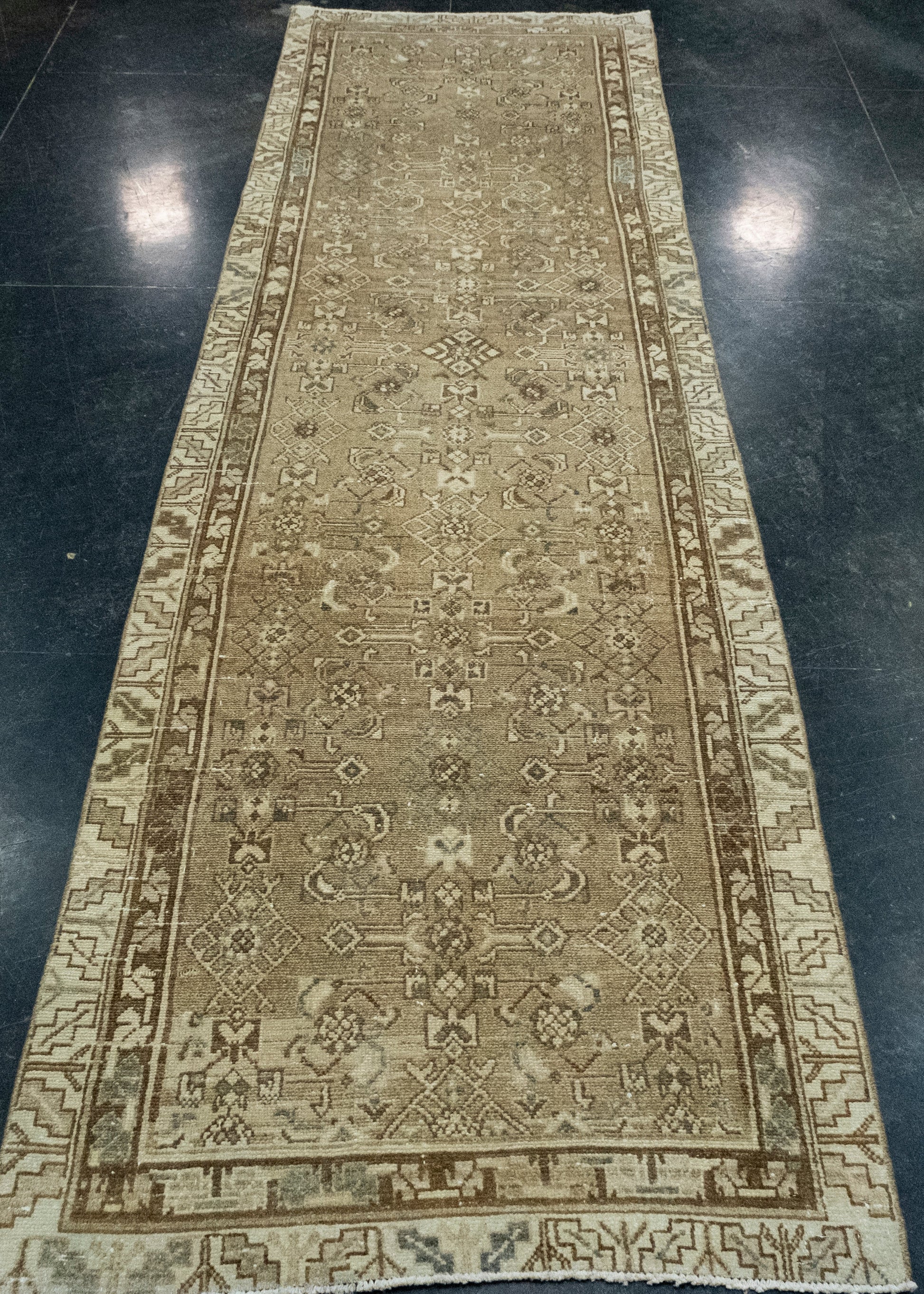 Turkish Vintage Runner Rug 2'10" x 10' #17971
