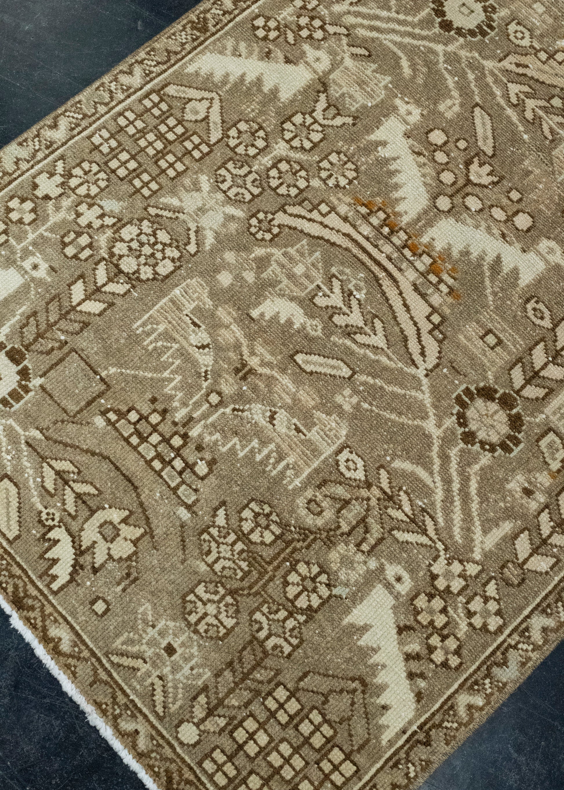 Turkish Vintage Runner Rug 2'7" x 9'8" #17967