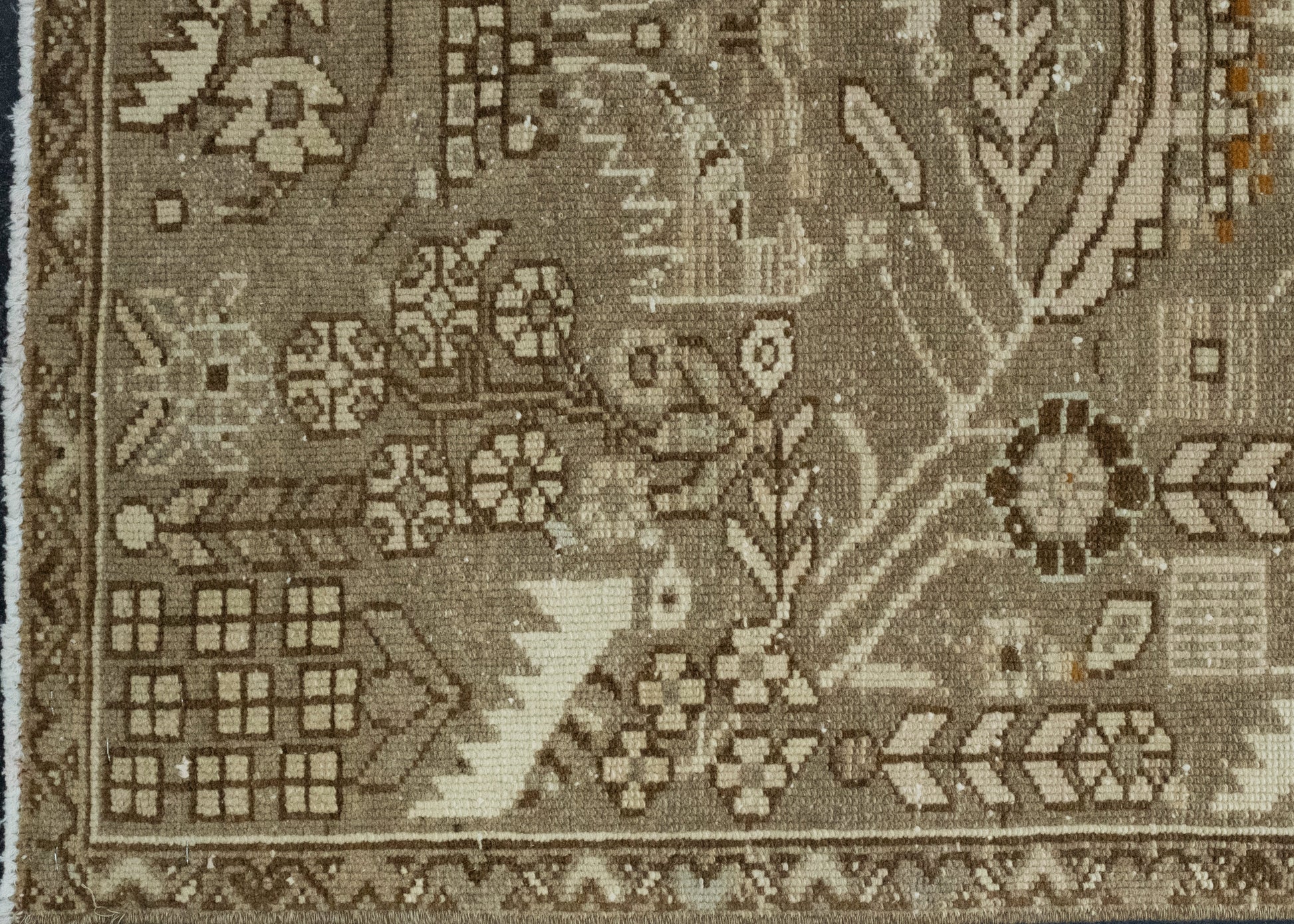 Turkish Vintage Runner Rug 2'7" x 9'8" #17967