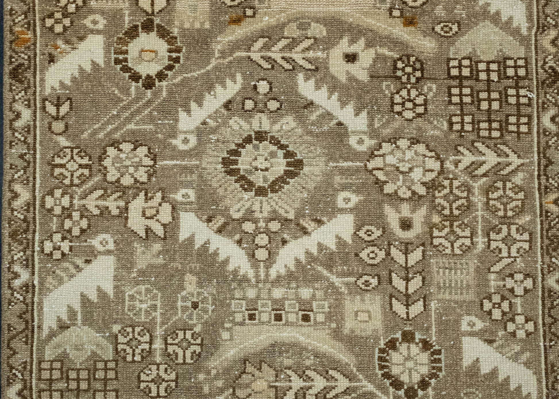 Turkish Vintage Runner Rug 2'7" x 9'8" #17967