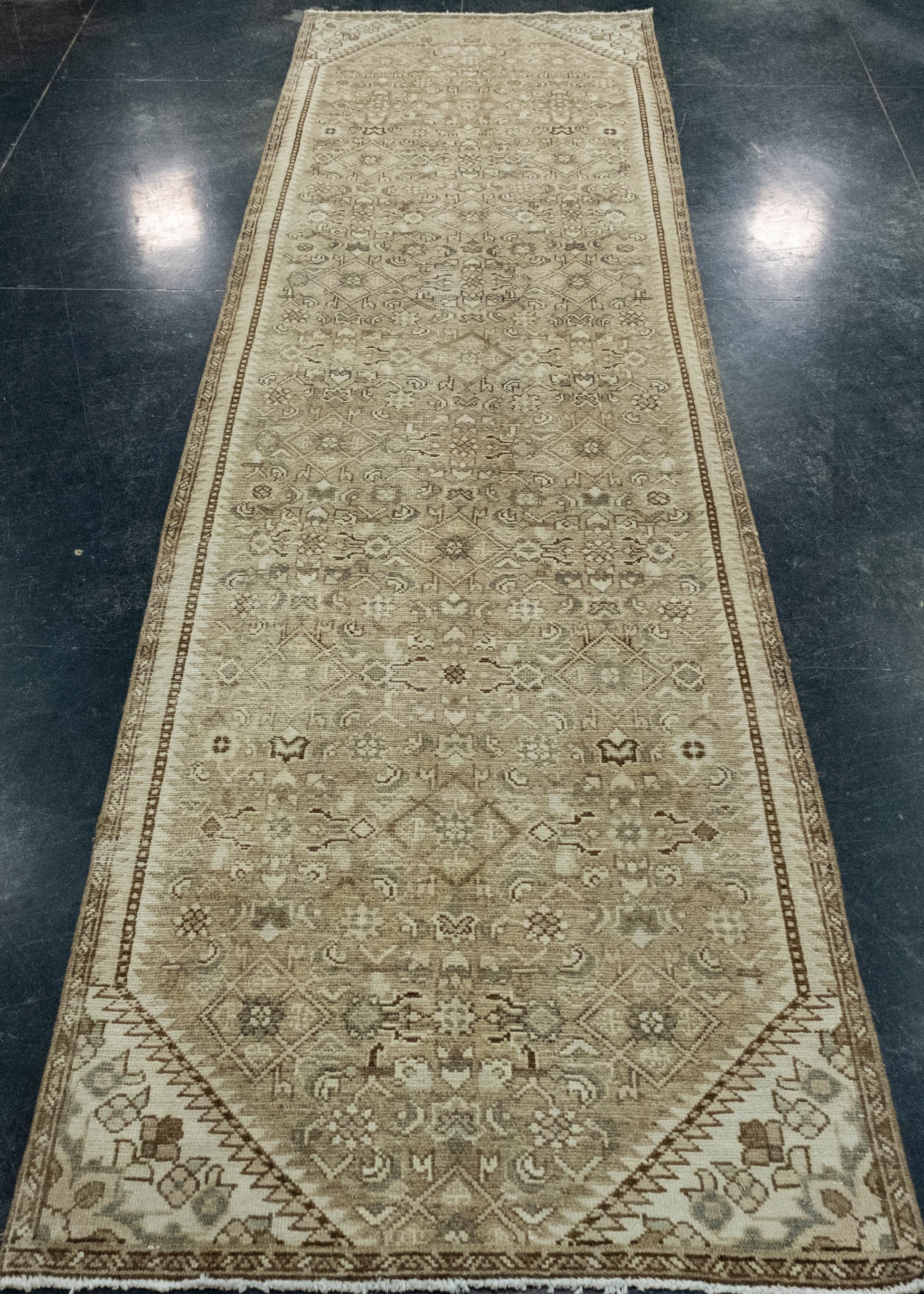 Turkish Vintage Runner Rug 2'10" x 10' #17974
