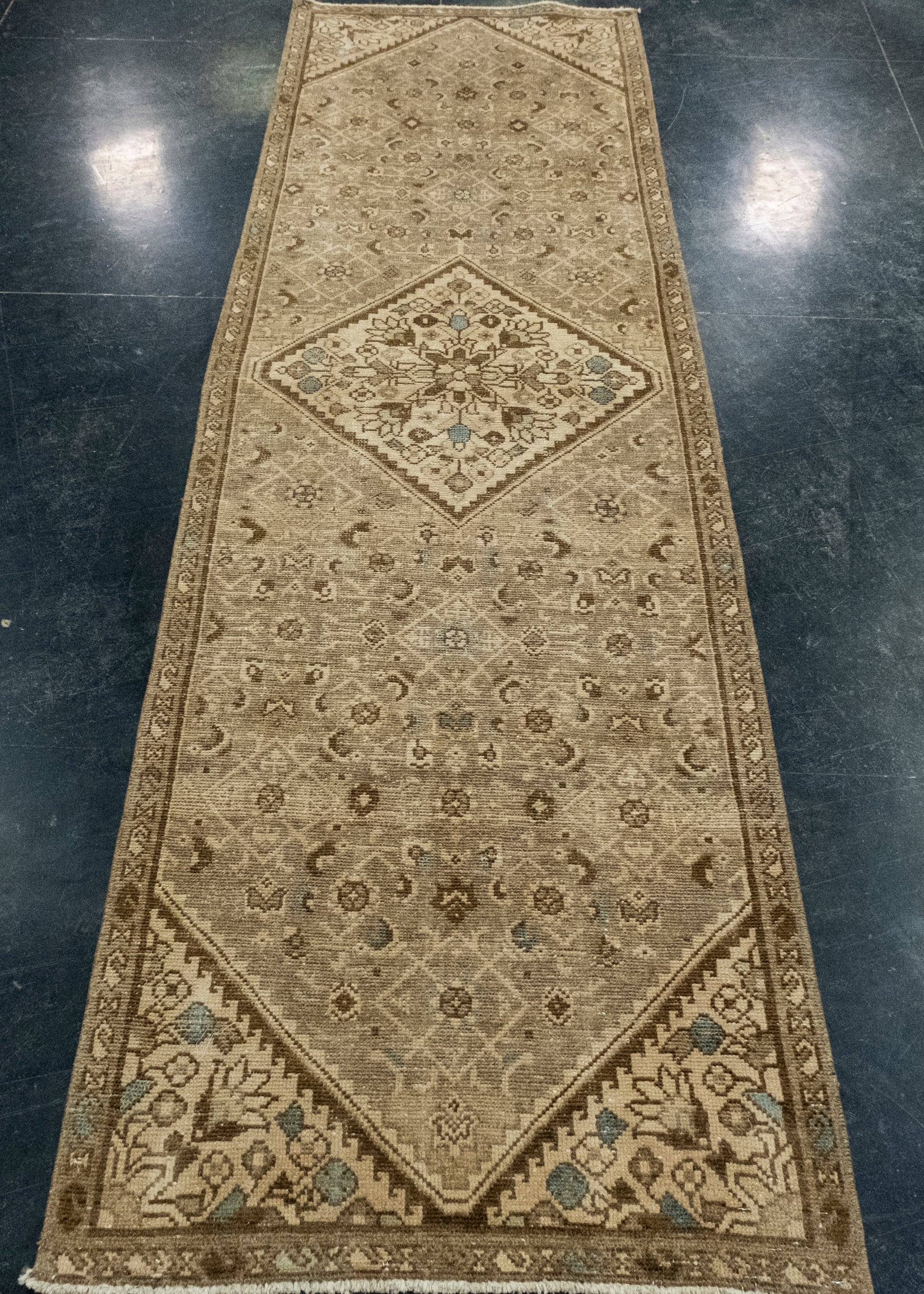 Turkish Vintage Runner Rug 2'5" x 8'6" #17939