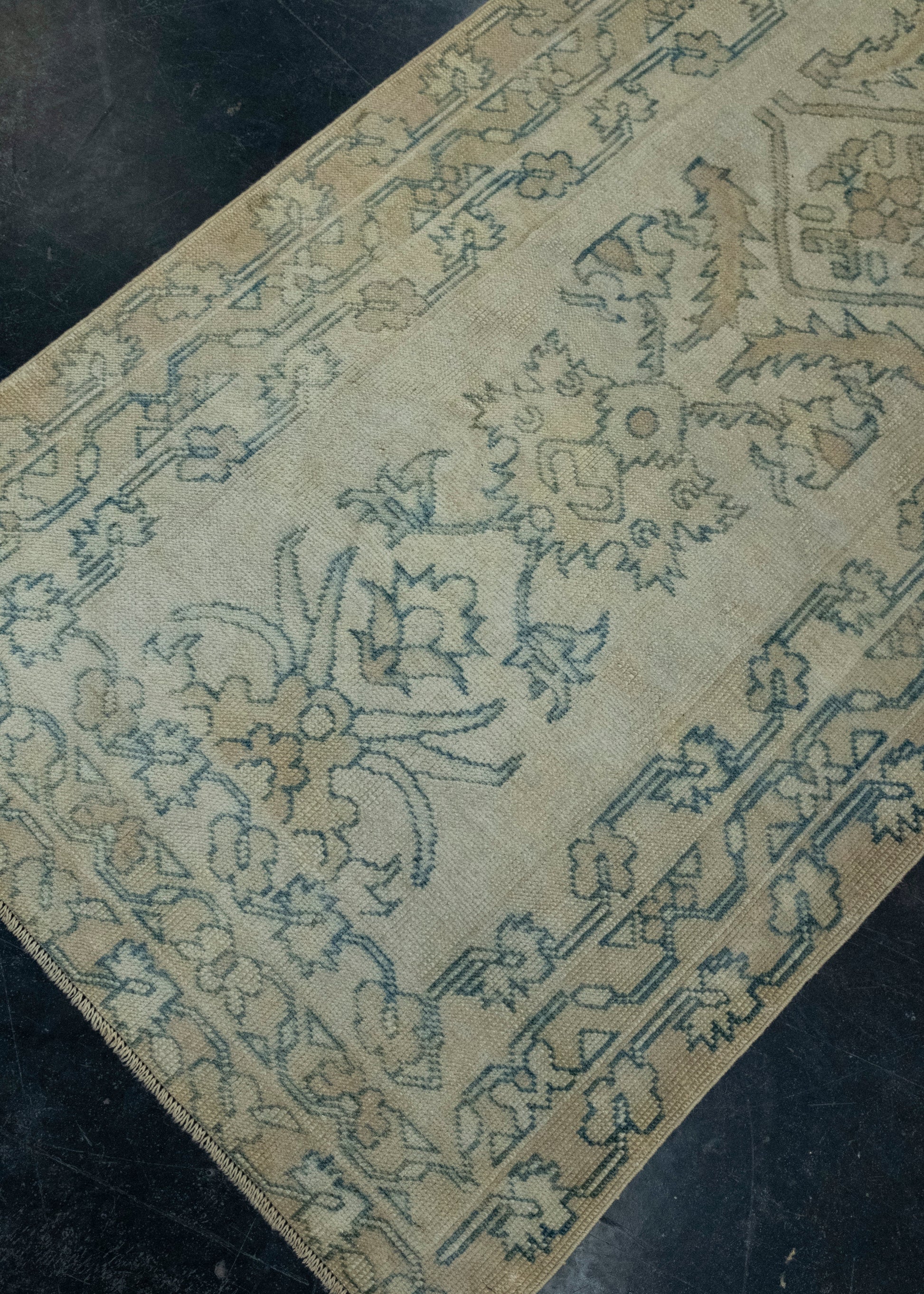 Turkish Vintage Anatolian Runner Rug 2'5" x 9'1" #17157