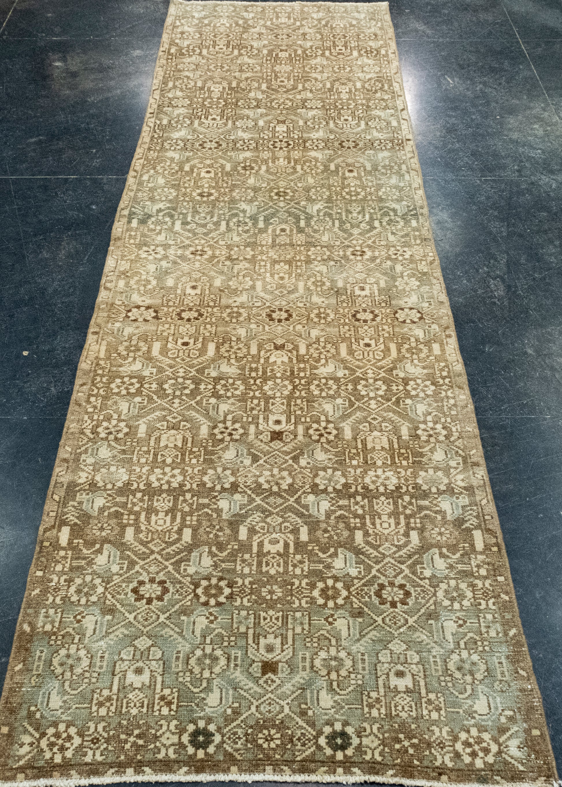 Turkish Oushak Runner Rug 2'8" x 9'5" #17511