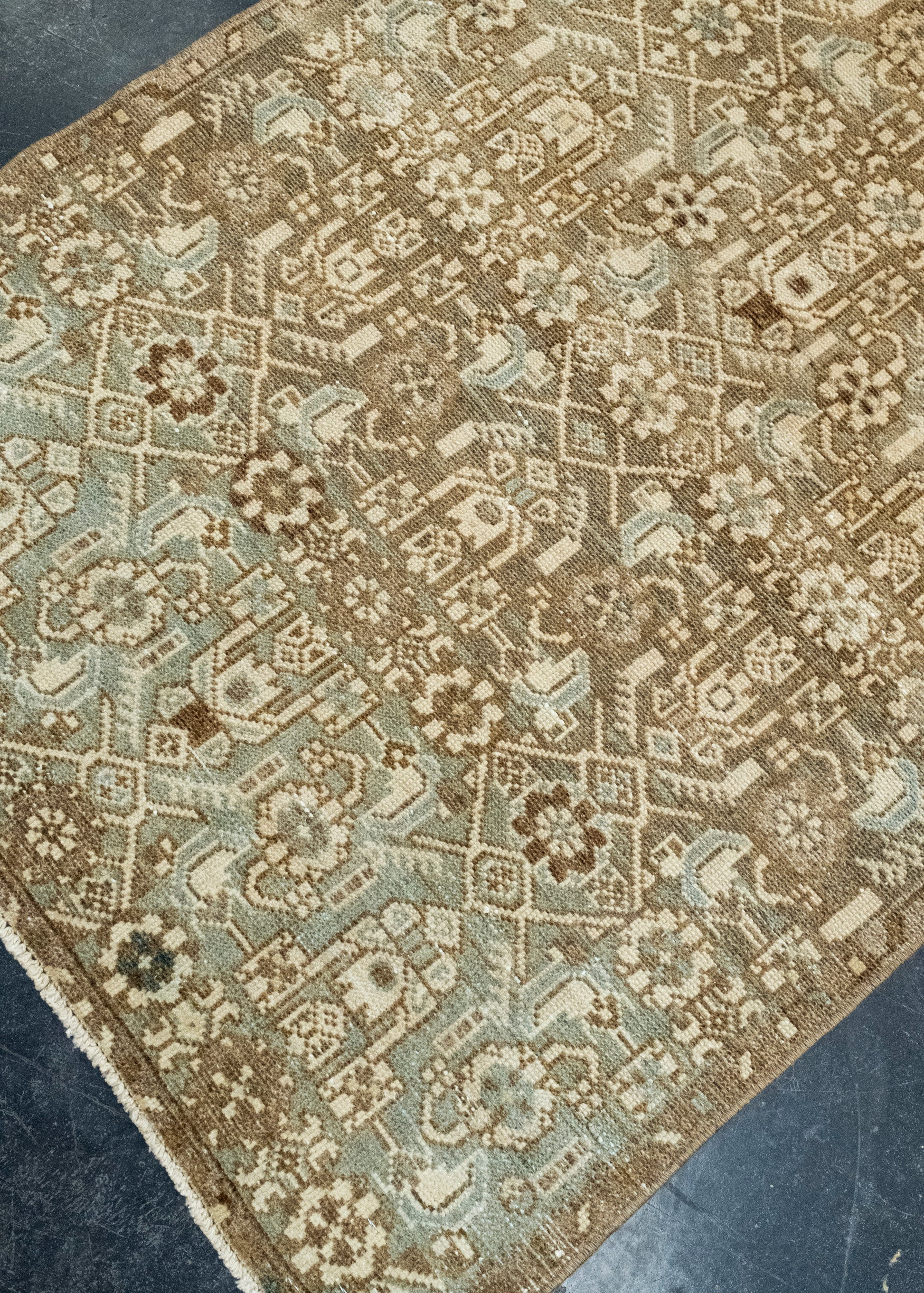 Turkish Oushak Runner Rug 2'8" x 9'5" #17511