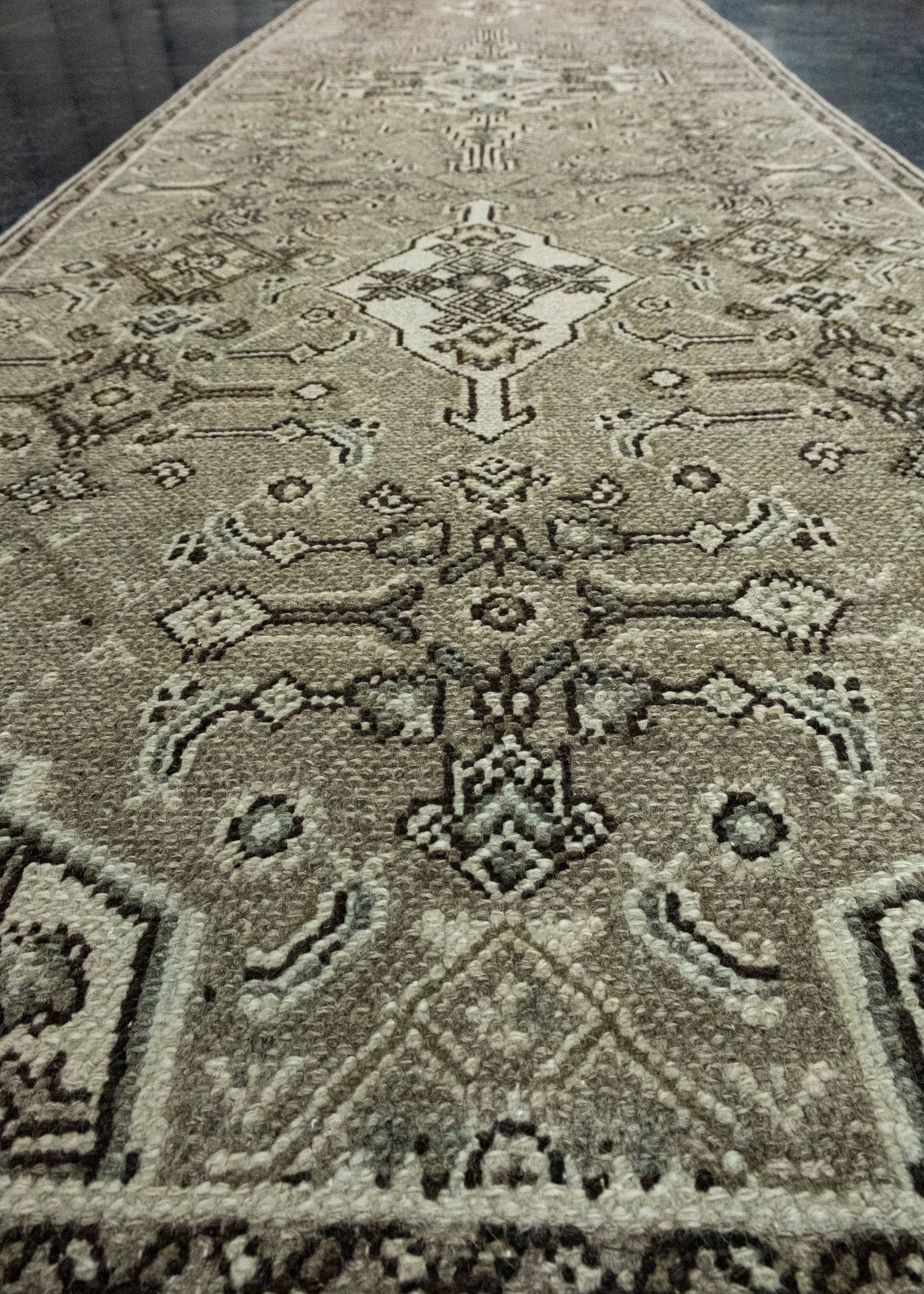 Turkish Vintage Anatolian Runner Rug 2'8" x 9'4" #17596