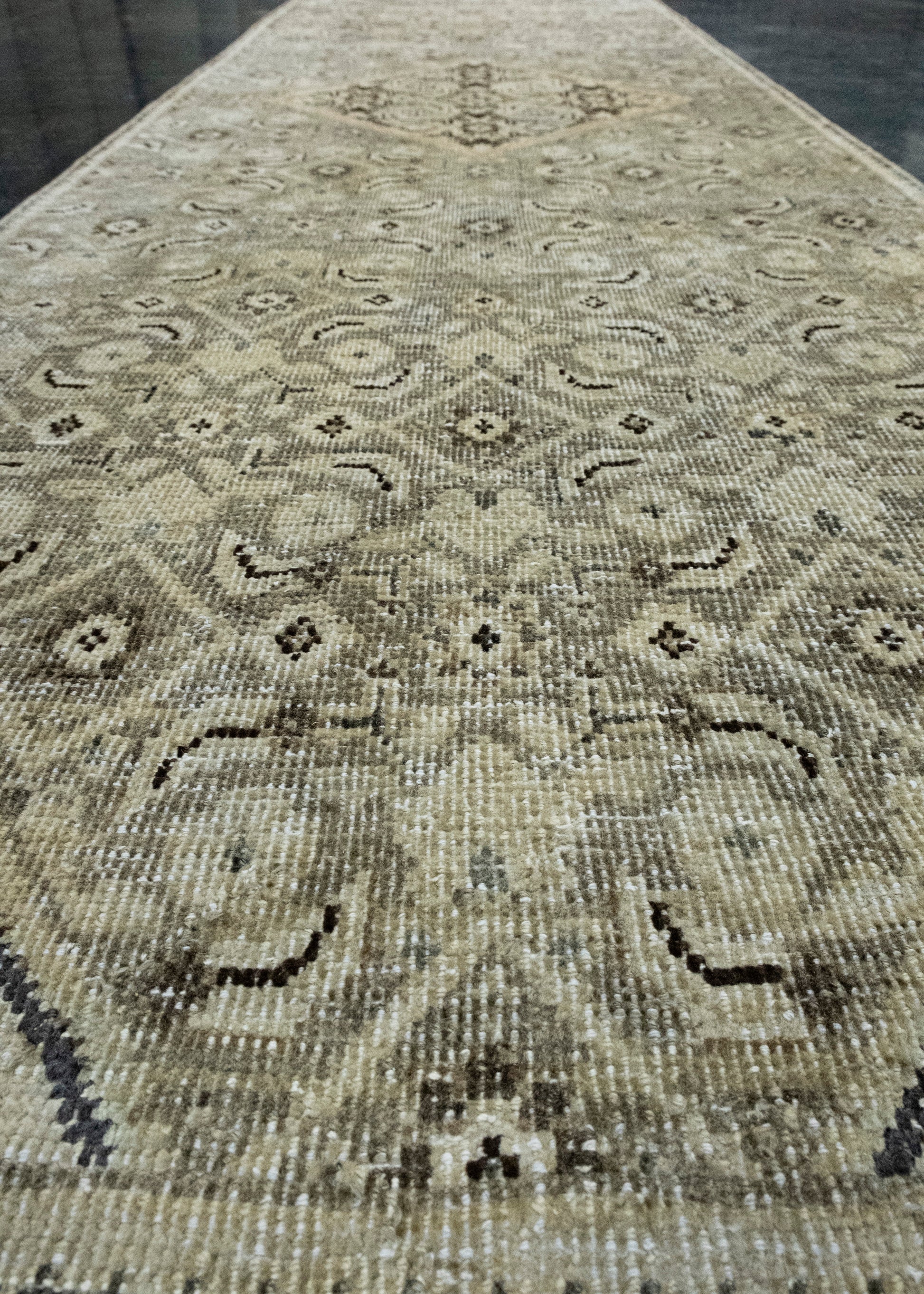Turkish Vintage Anatolian Runner Rug 2'9" x 8'10" #17593