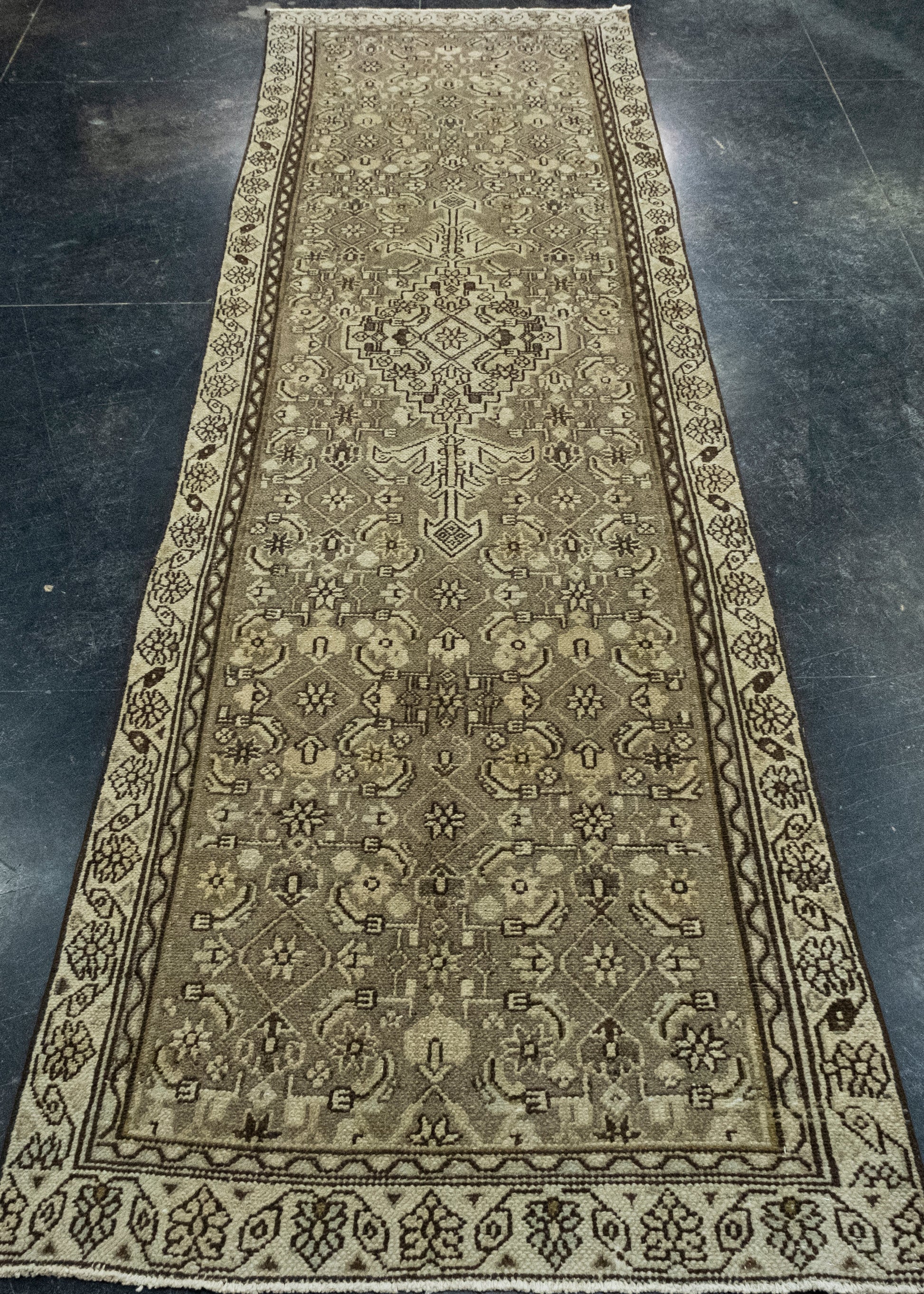 Turkish Vintage Runner Rug 2'9" x 9'9" #17520