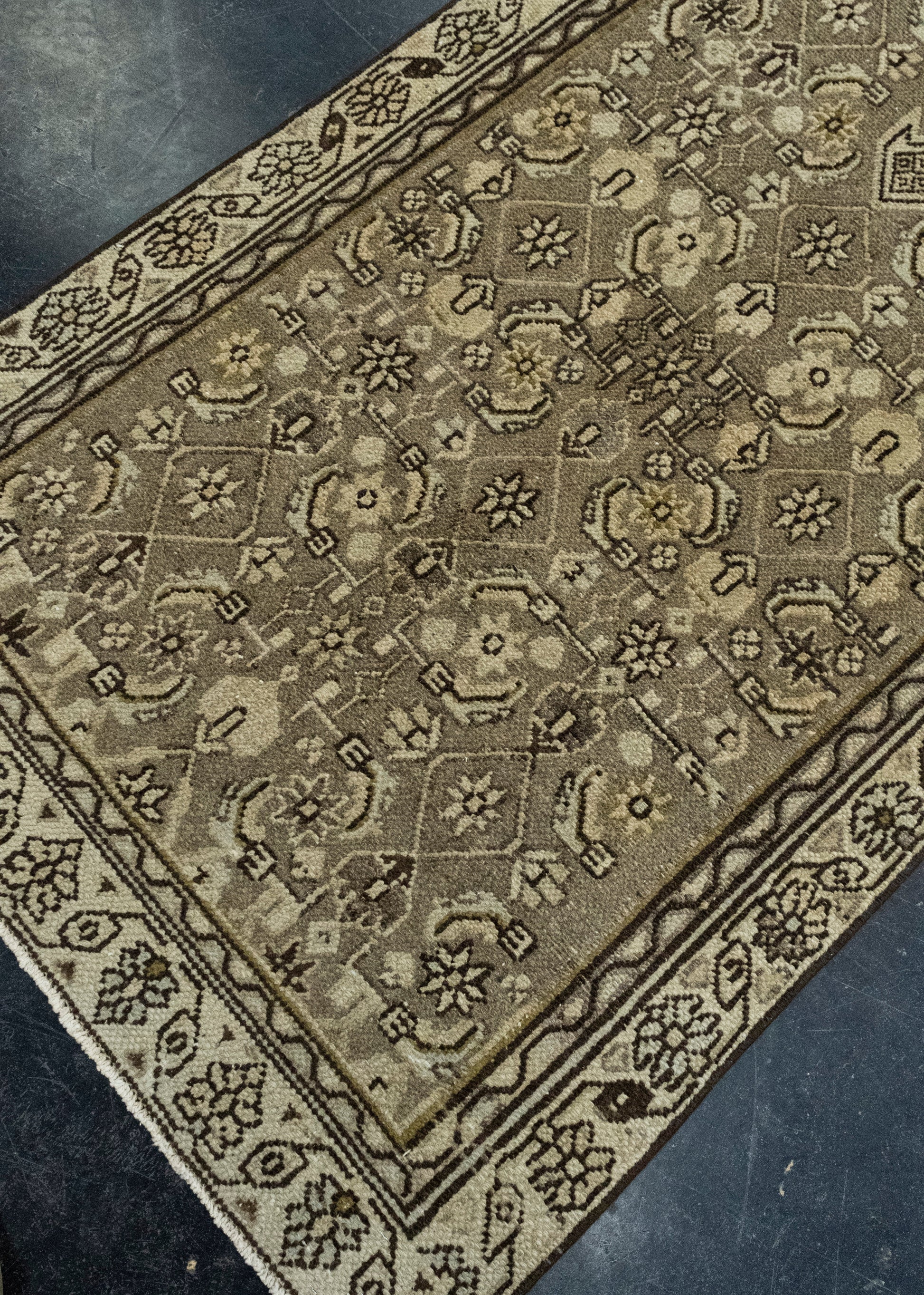 Turkish Vintage Runner Rug 2'9" x 9'9" #17520