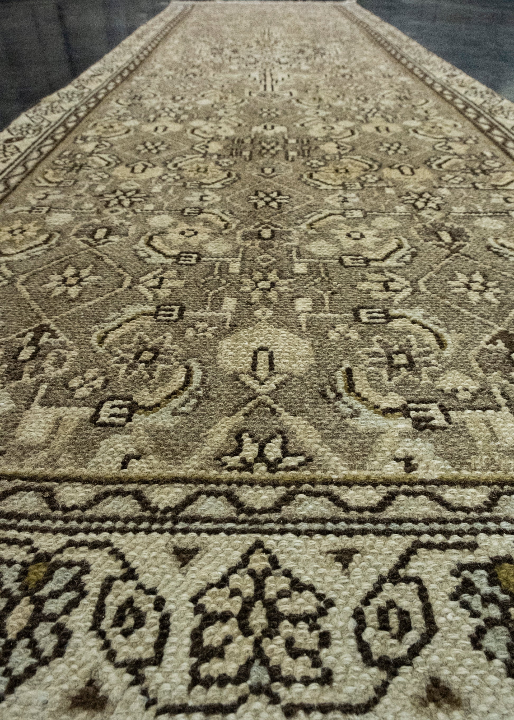 Turkish Vintage Runner Rug 2'9" x 9'9" #17520