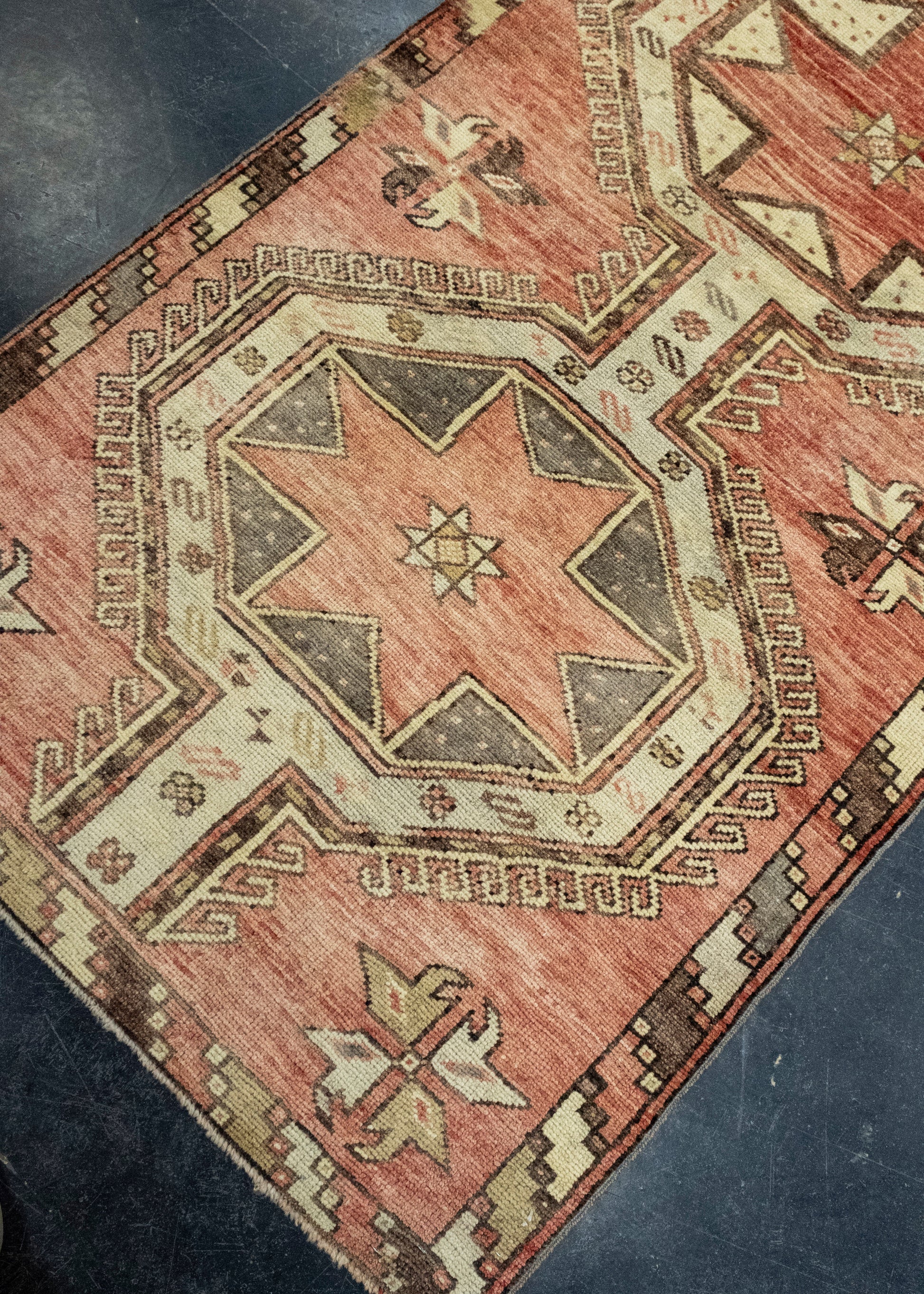 Turkish Vintage Runner Rug 3'1" x 10' #326