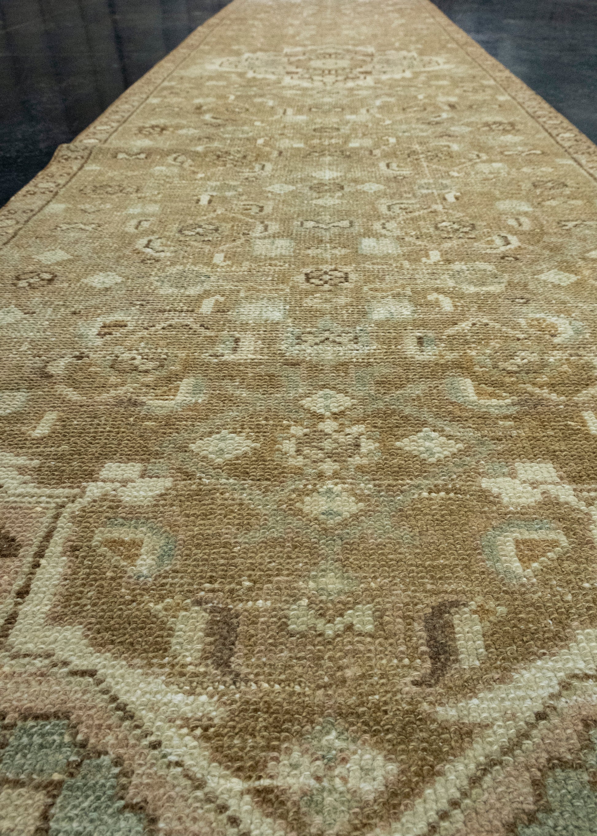 Turkish Vintage Anatolian Runner Rug 2'6" x 9'11" #17132