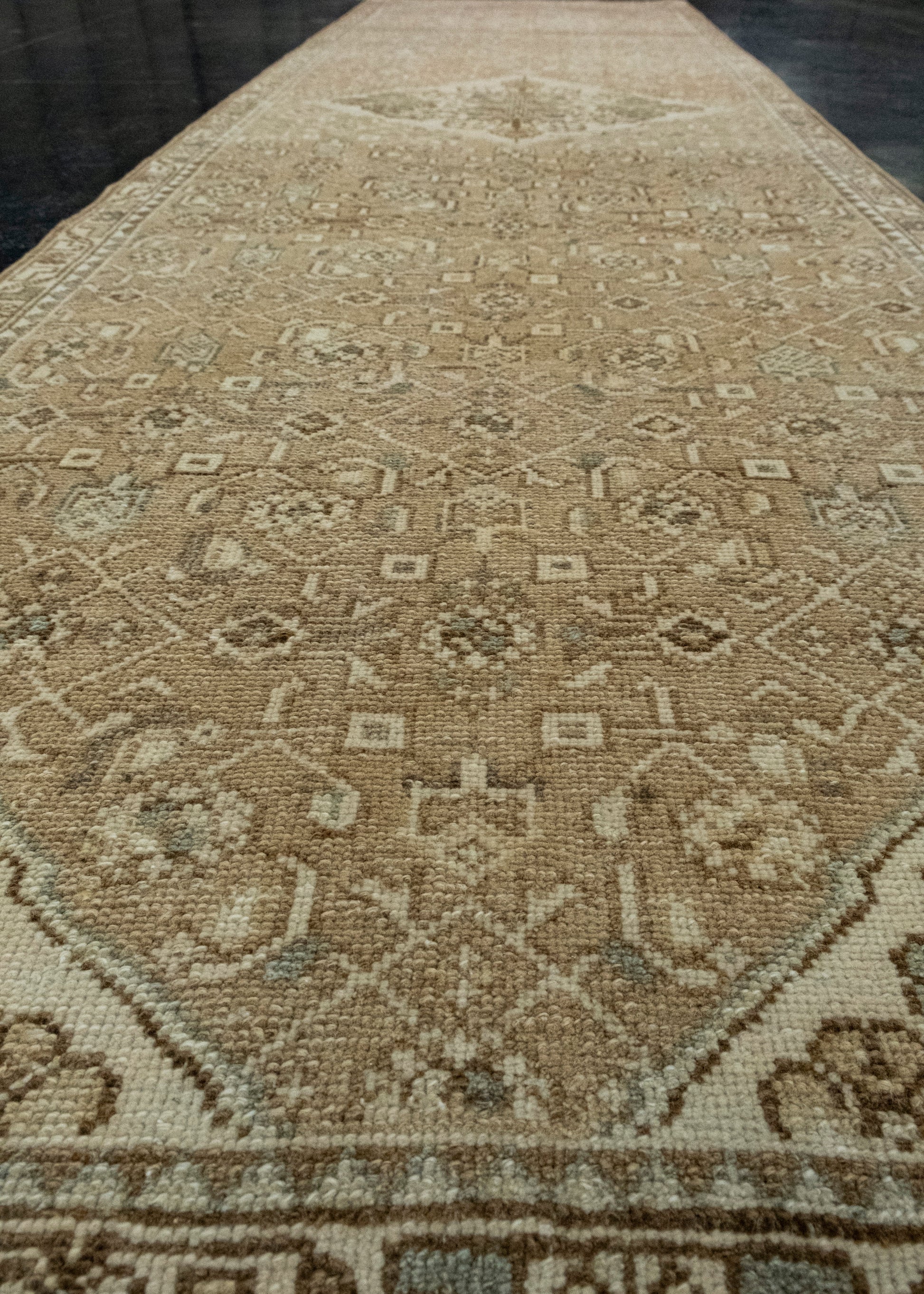 Turkish Vintage Anatolian Runner Rug 2'9" x 9'7" #17590