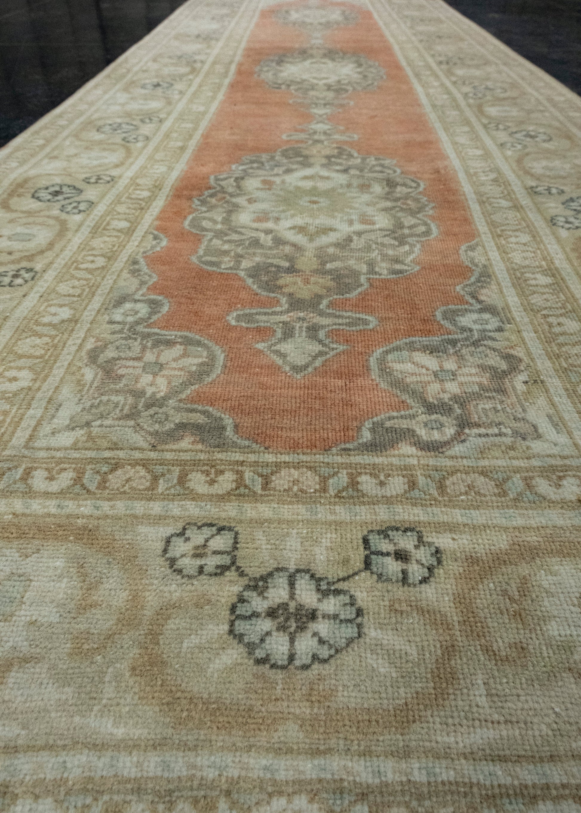 Turkish Vintage Runner Rug 3' x 9'7" #17800