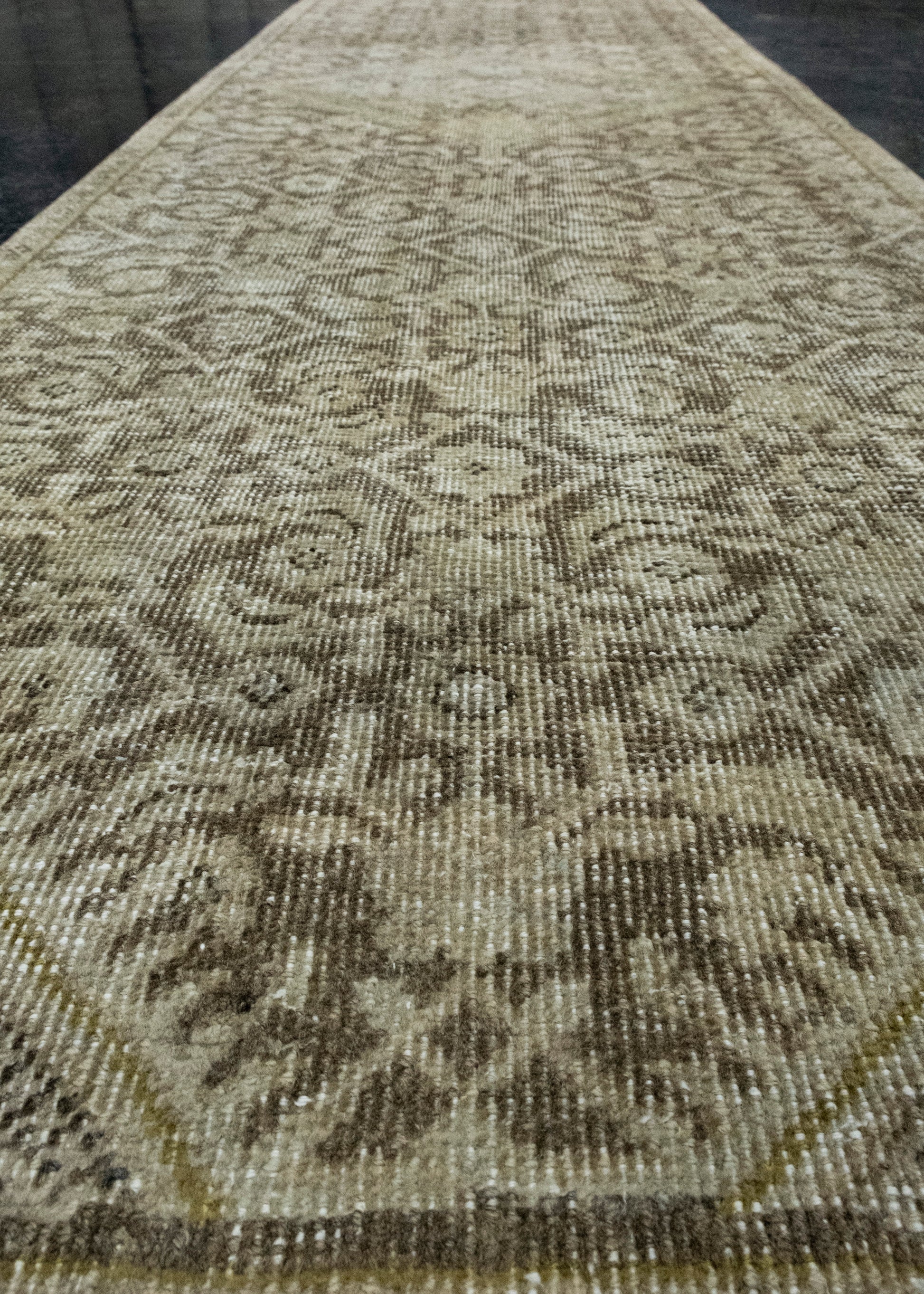 Turkish Vintage Anatolian Runner Rug 2'9" x 9'11" #17631