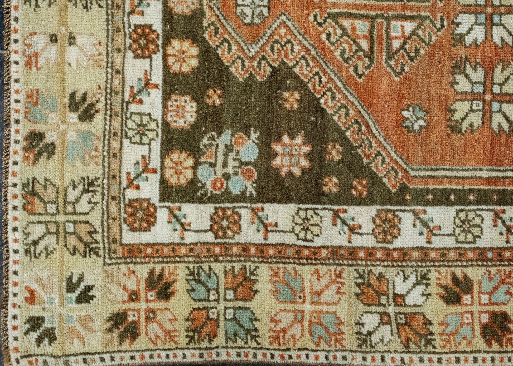 Turkish Vintage Runner Rug 3'3" x 9'5" #17979