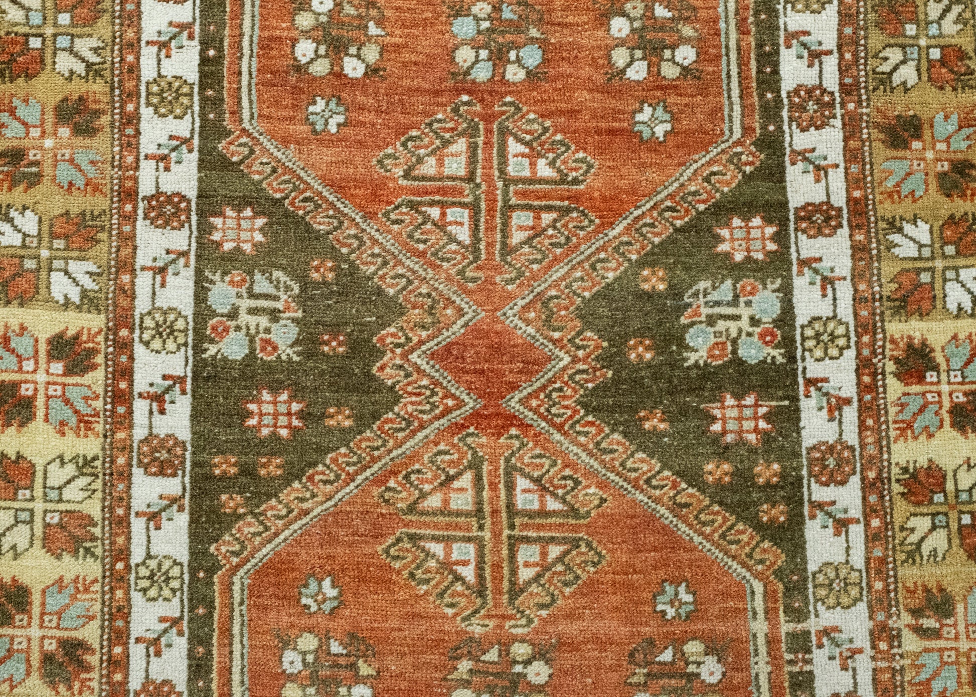 Turkish Vintage Runner Rug 3'3" x 9'5" #17979