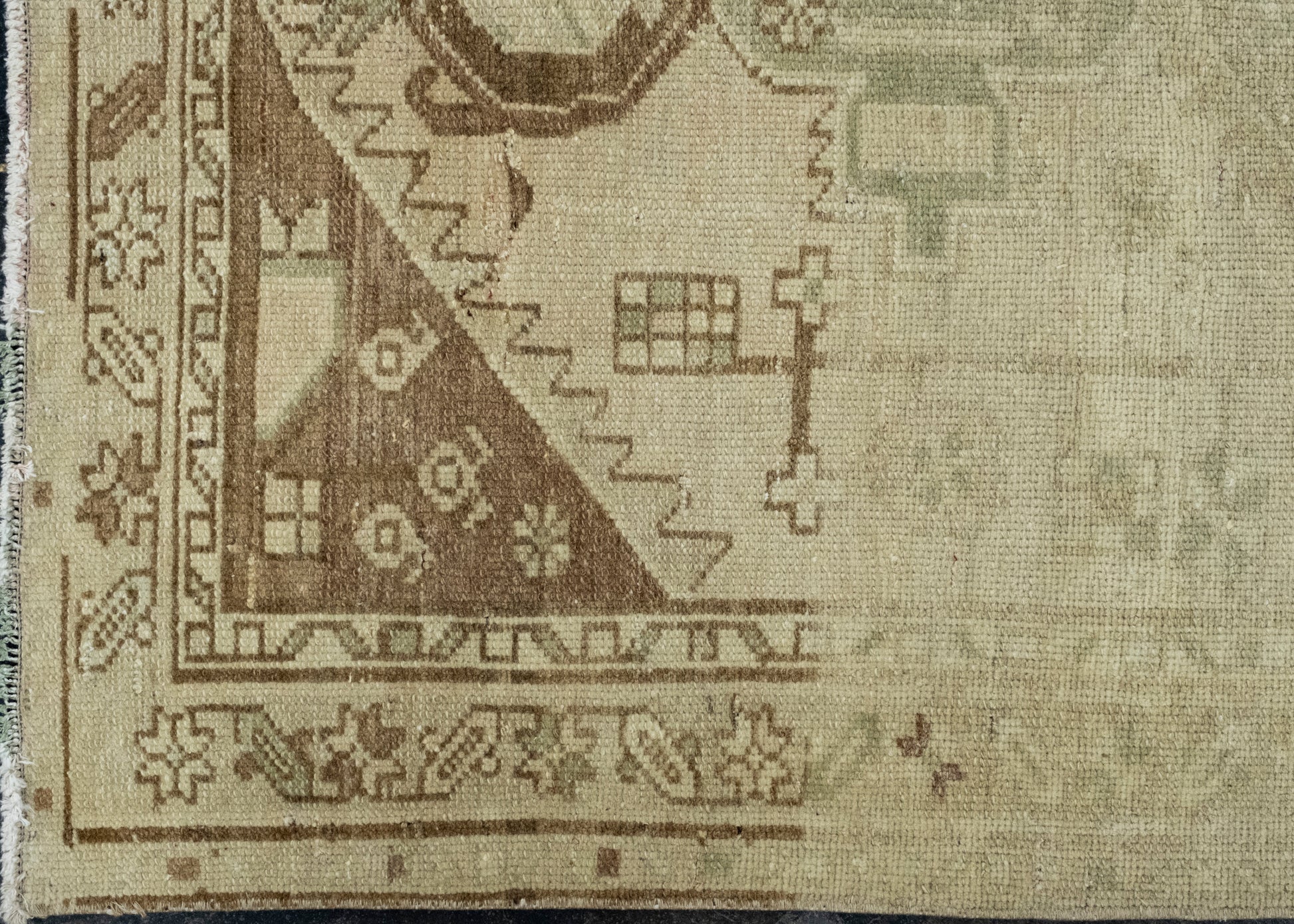 Turkish Vintage Anatolian Runner Rug 3'2" x 9'5" #17129