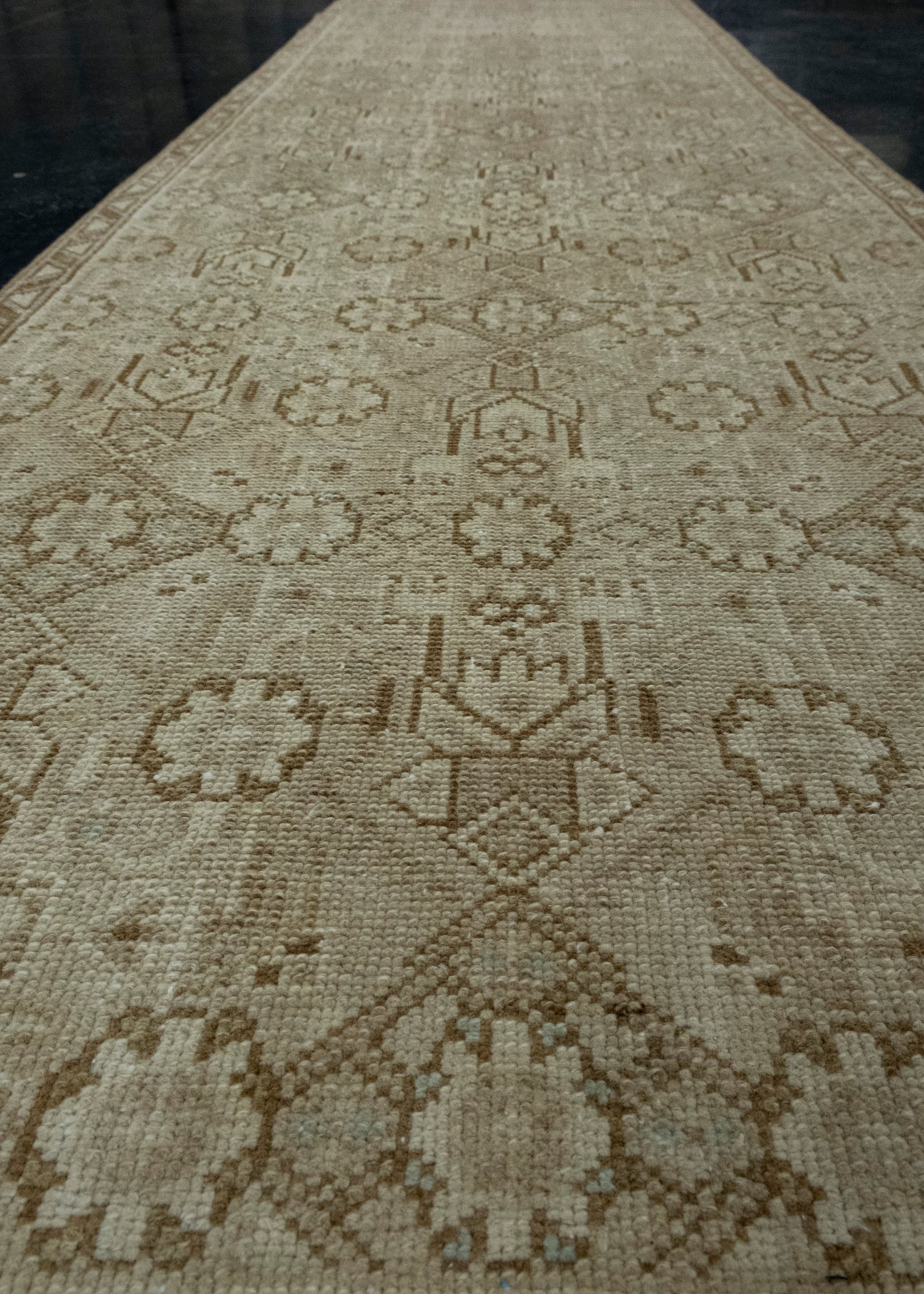 Turkish Vintage Runner Rug 2'7" x 9'3" #17940