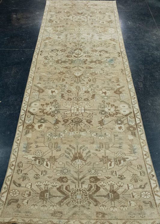 Turkish Vintage Runner Rug 2'9" x 9'1" #17937
