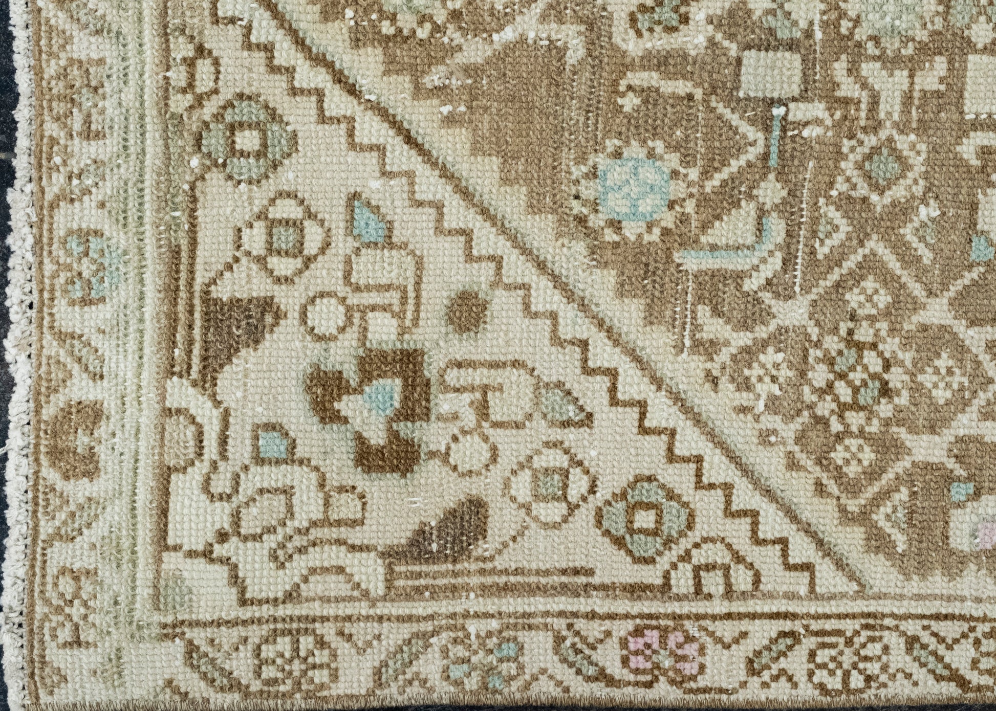 Turkish Vintage Runner Rug 2'4" x 9' #17977