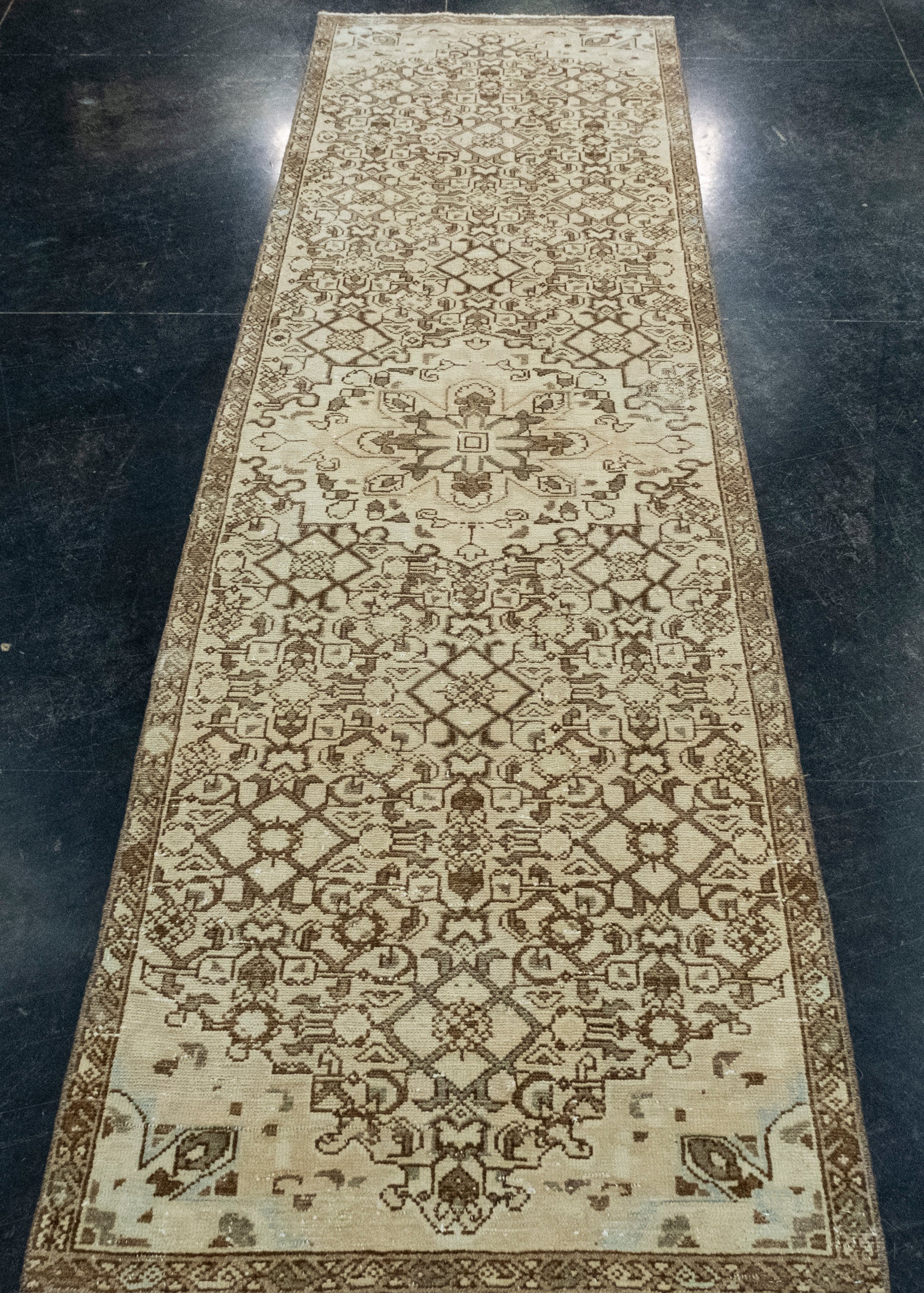 Turkish Vintage Runner Rug 2'5" x 8'6" #17972