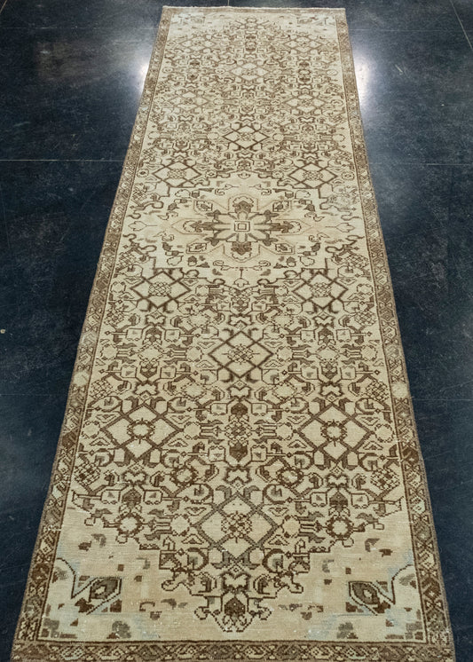 Turkish Vintage Runner Rug 2'5" x 8'6" #17972