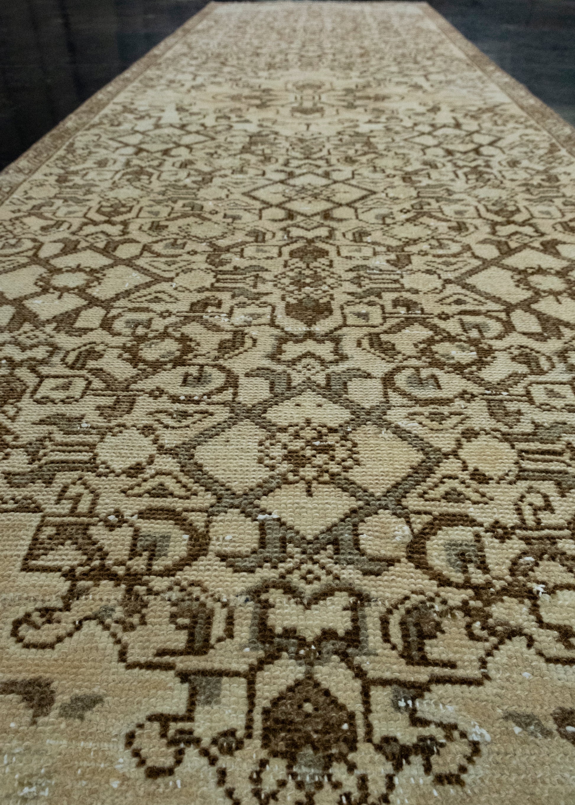 Turkish Vintage Runner Rug 2'5" x 8'6" #17972