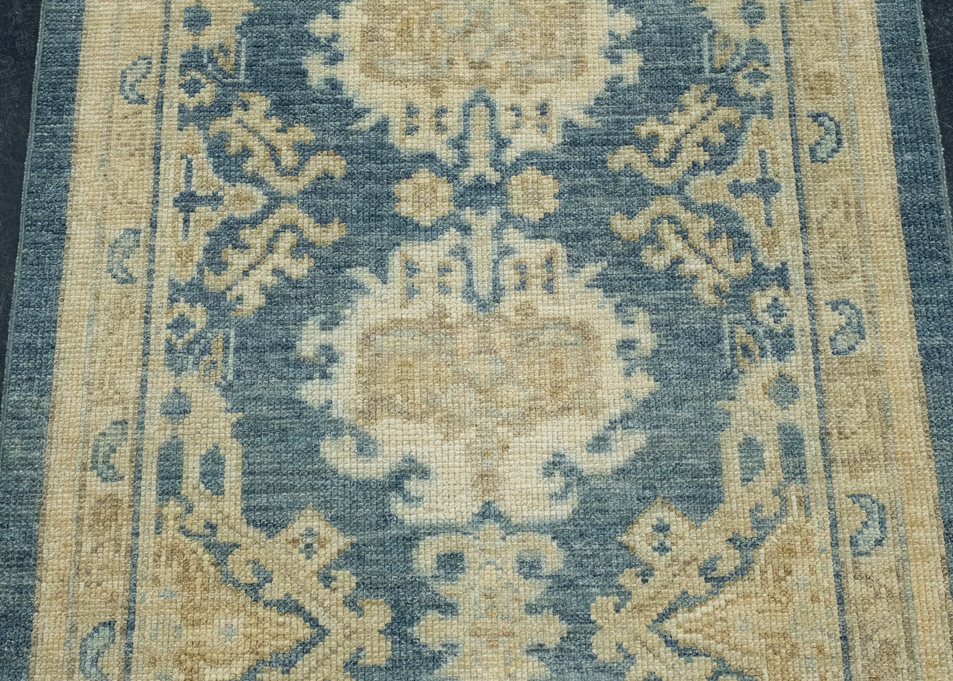 Turkish Oushak Runner Rug 2'11" x 10'1" #17608