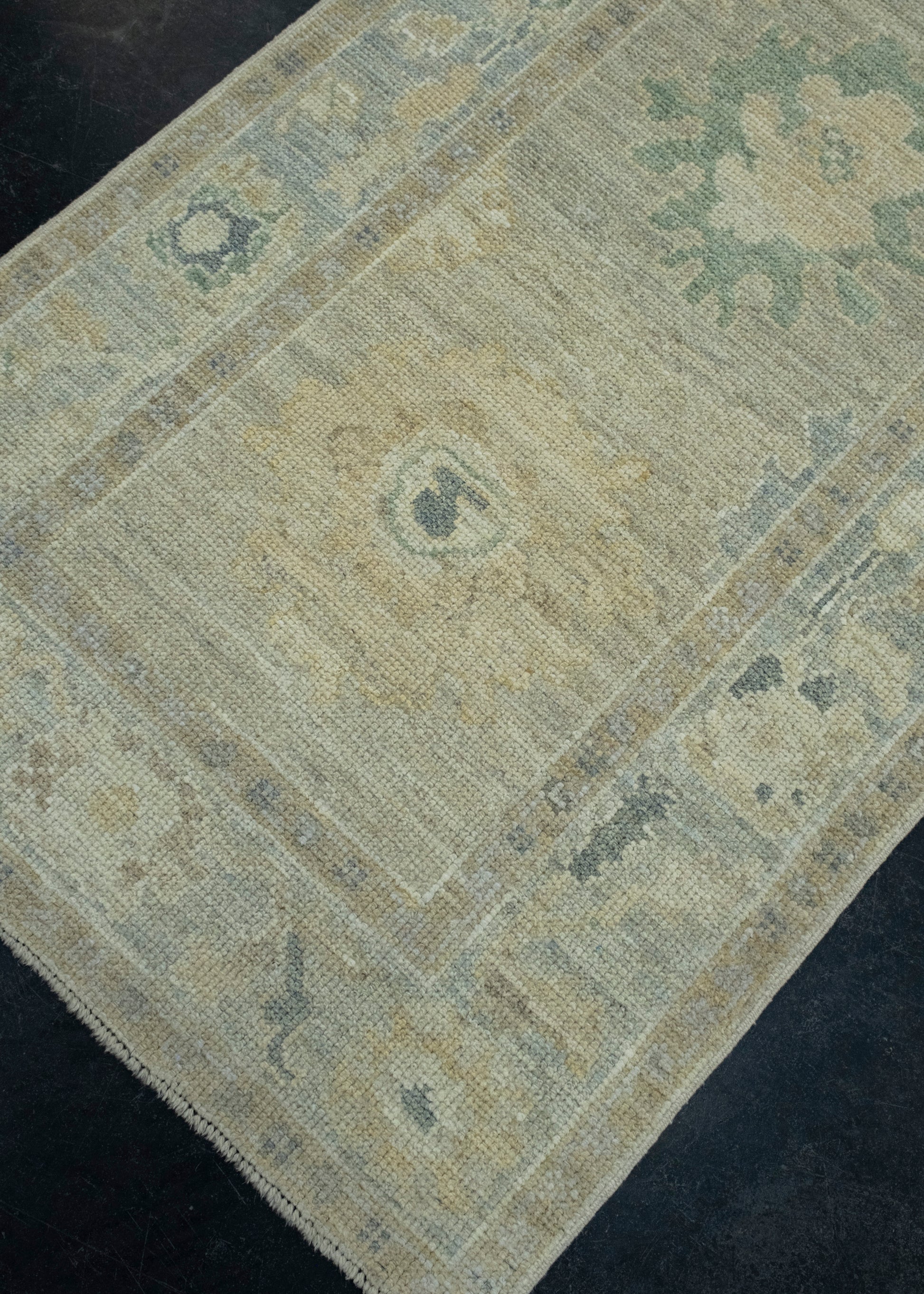 Turkish Oushak Runner Rug 2'10" x 11'4" #17519