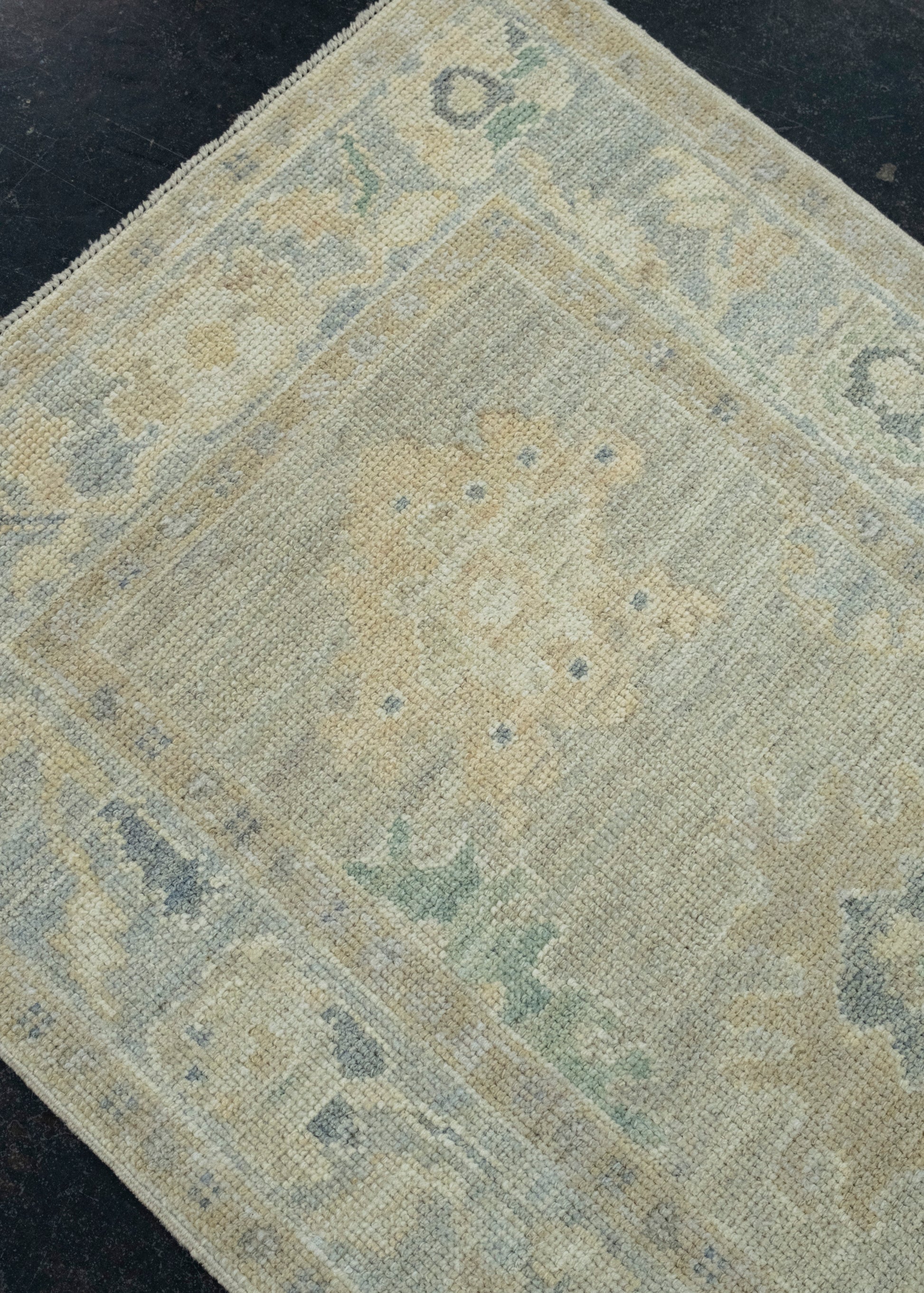 Turkish Oushak Runner Rug 2'10" x 11'4" #17519