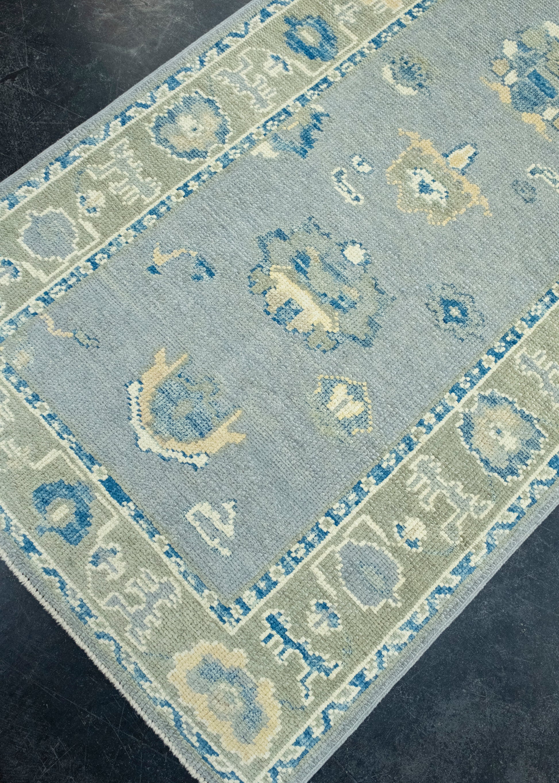 Turkish Oushak Runner Rug 3' x 11'5" #17060