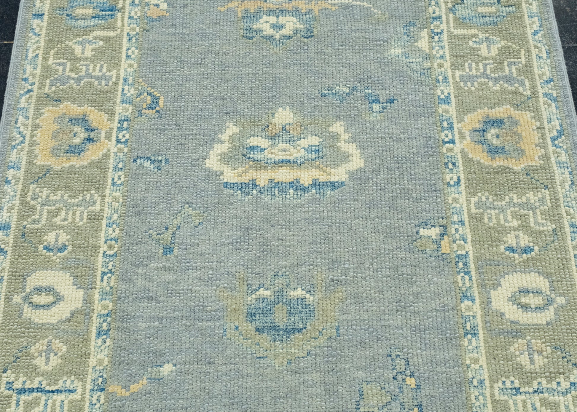 Turkish Oushak Runner Rug 3' x 11'5" #17060