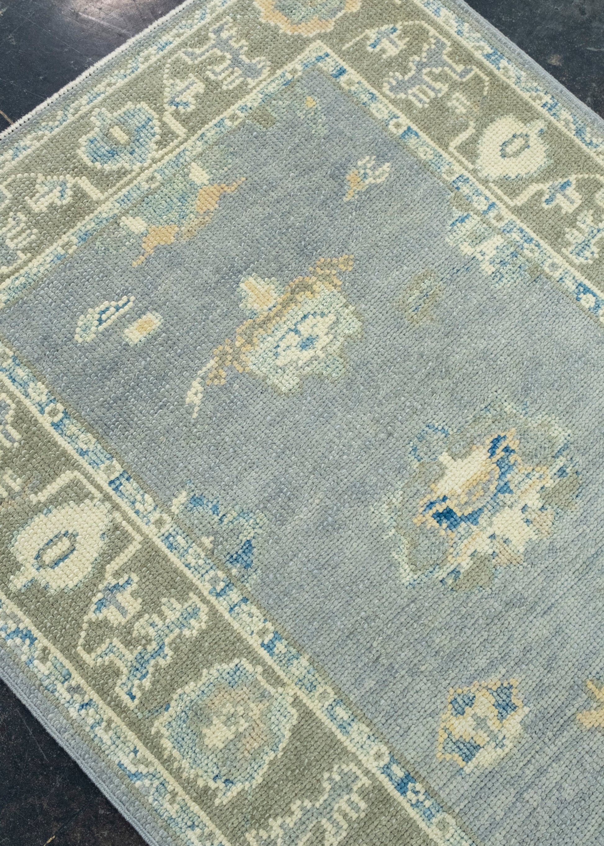 Turkish Oushak Runner Rug 3' x 11'5" #17060