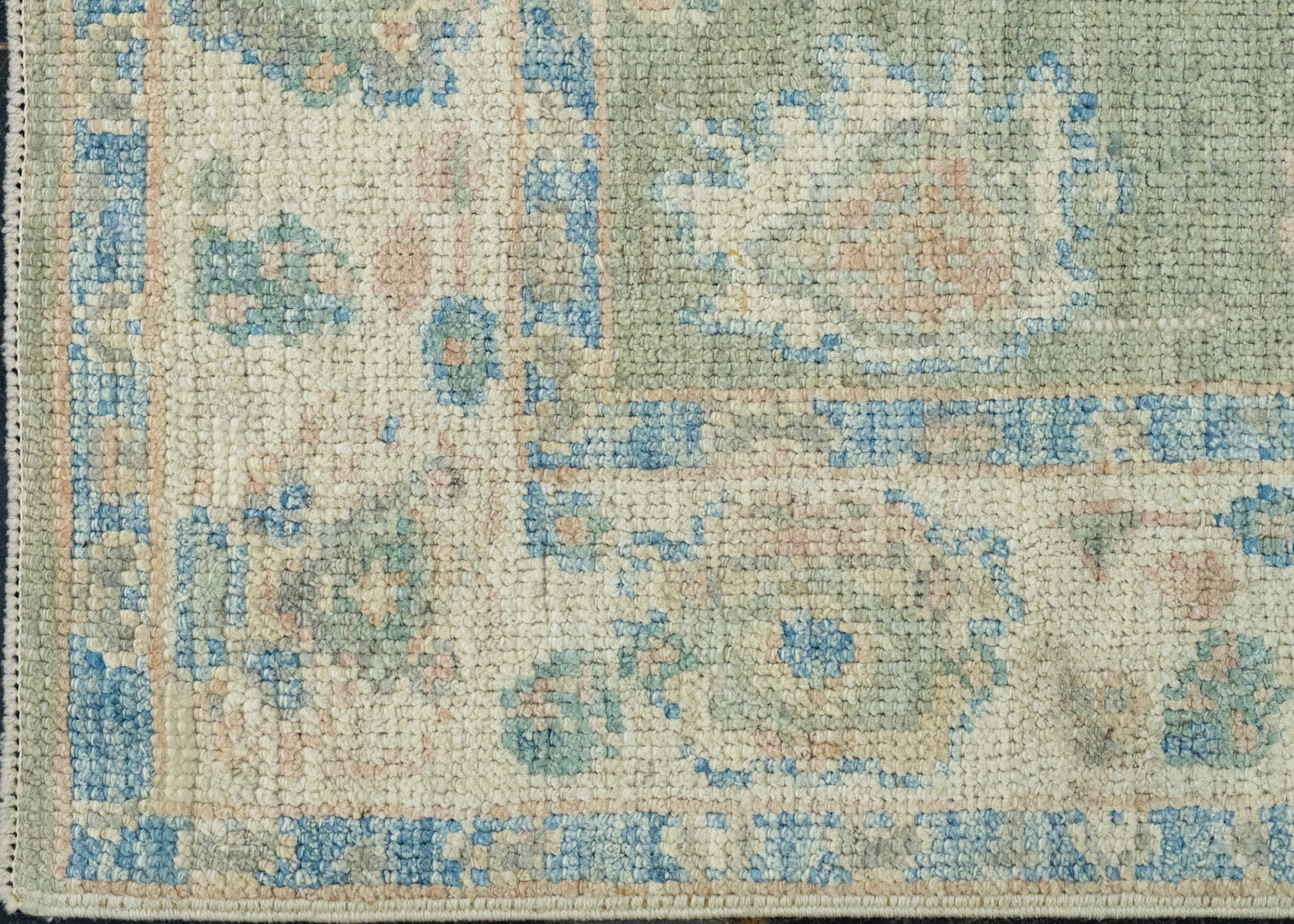 Turkish Oushak Runner Rug 2'9" x 11'9" #17791