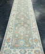 Turkish Oushak Runner Rug 2'10" x 12' #17815