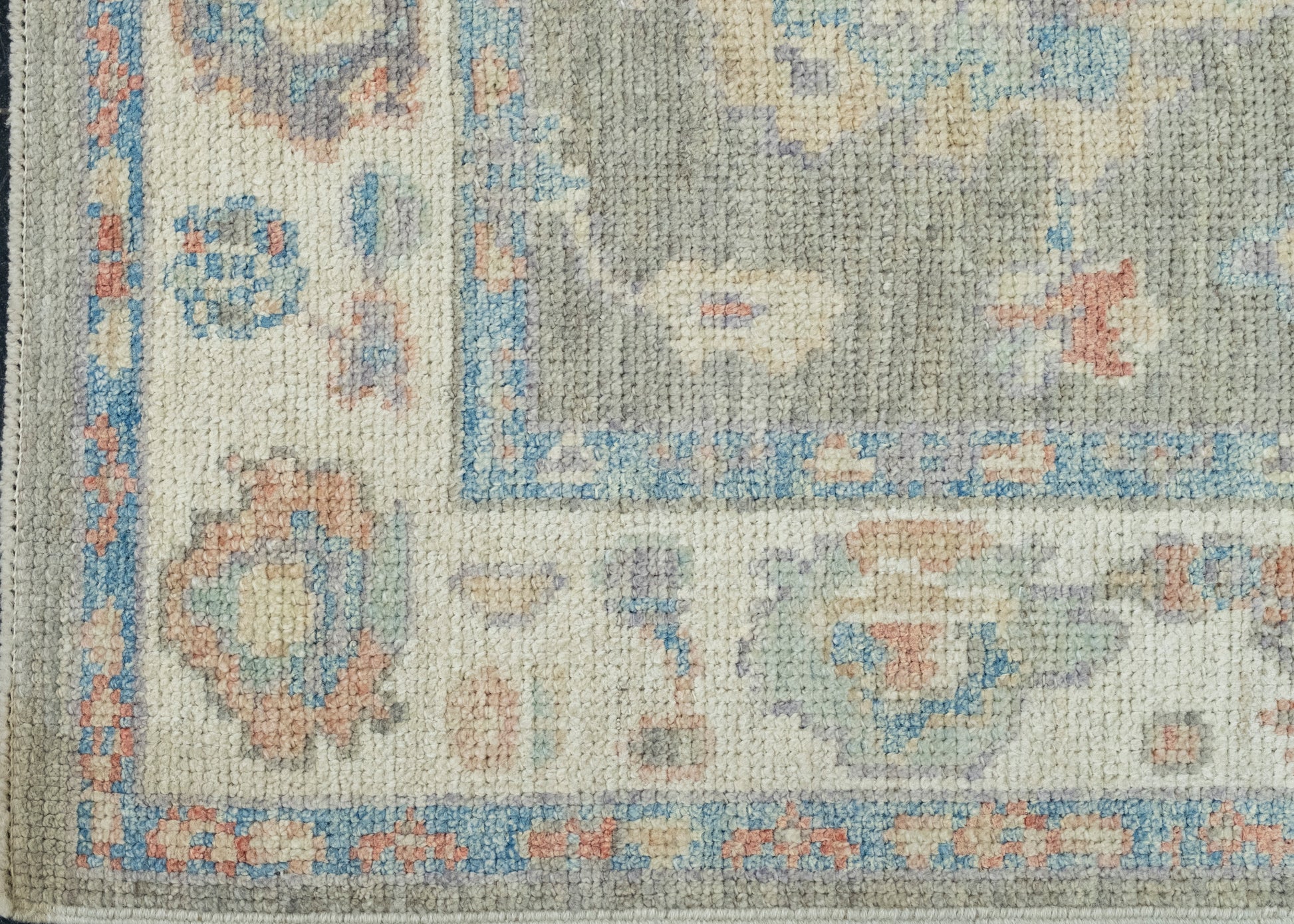Turkish Oushak Runner Rug 2'10" x 12' #17815